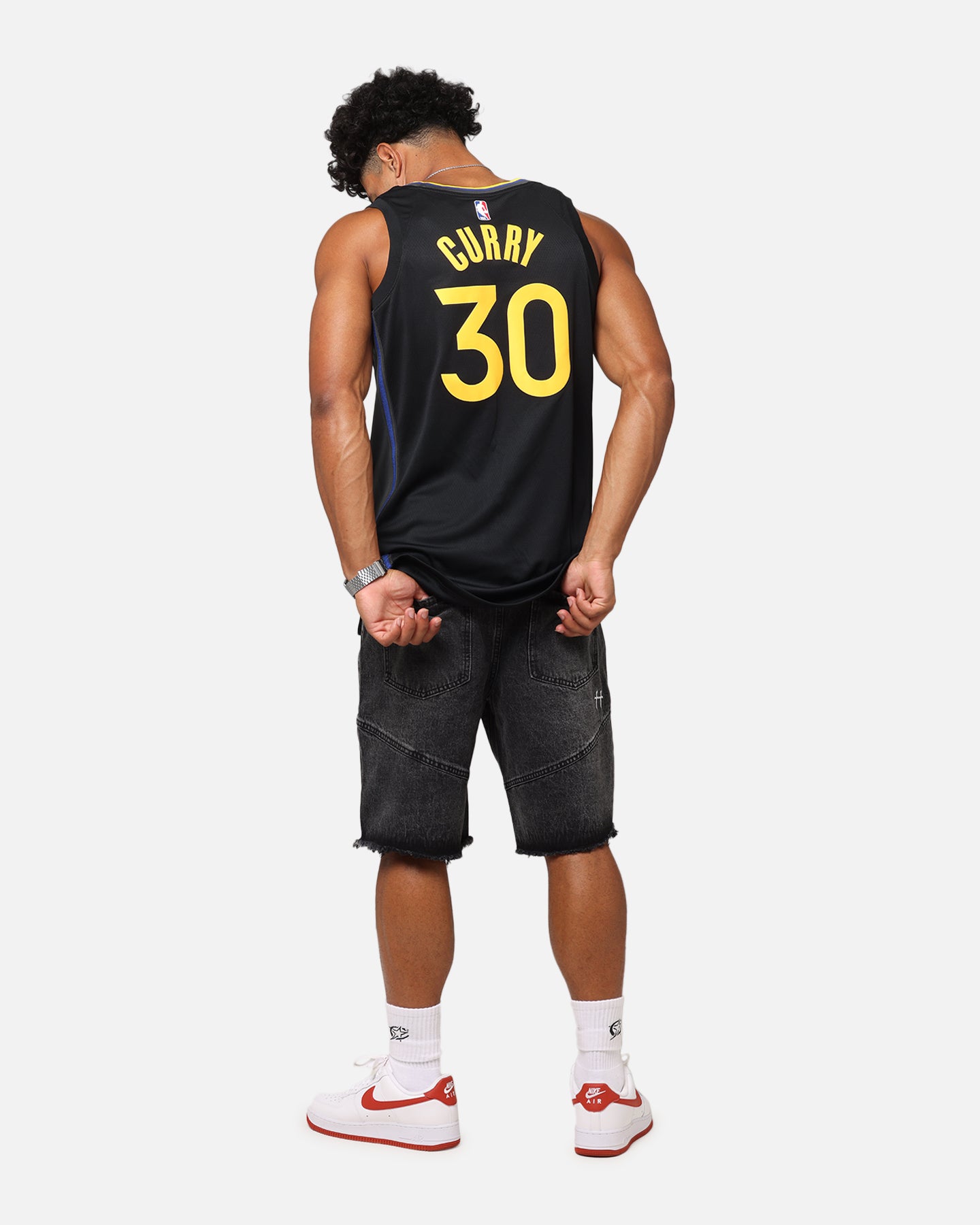 Nike Stephen Curry Golden State Warriors #30 Statement Edition 2024/25 Nike Dri-Fit NBA Swingman Jersey Black、mySite、zt4zffjzw