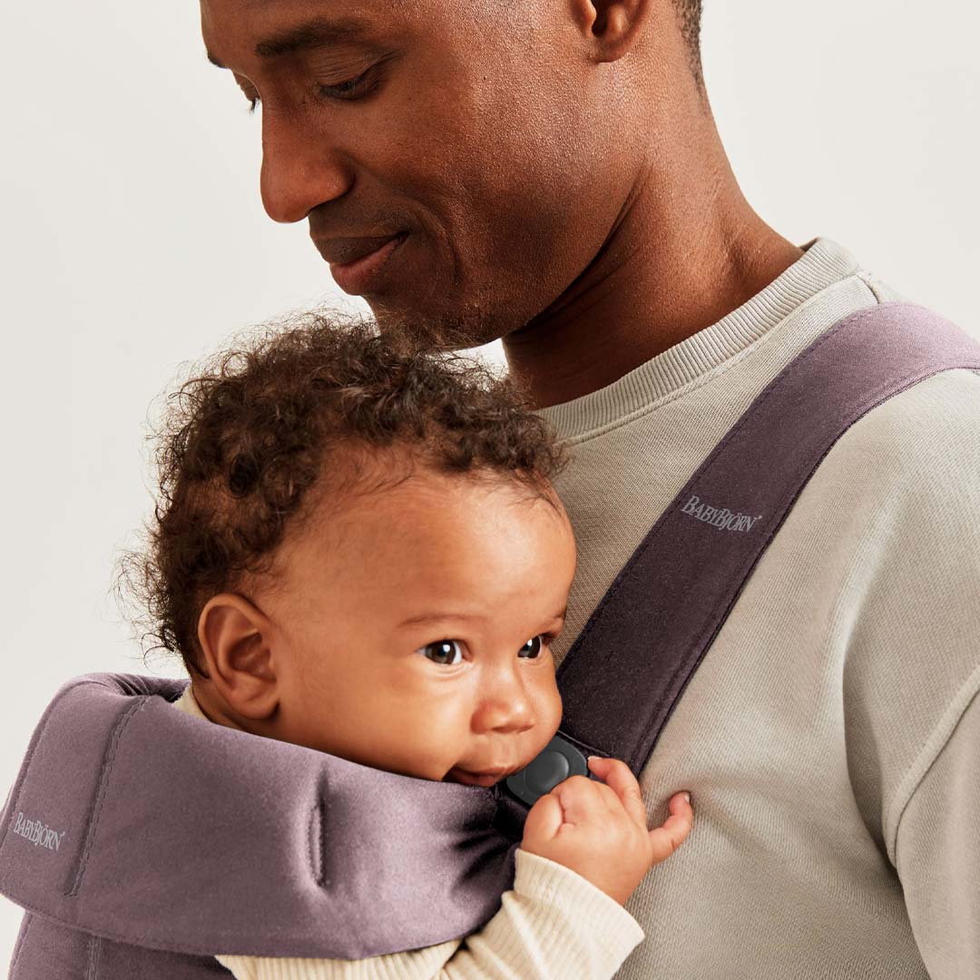  BabyBjörn Mini Cotton Baby Carrier - Dark Purple、mySite、merchandisen