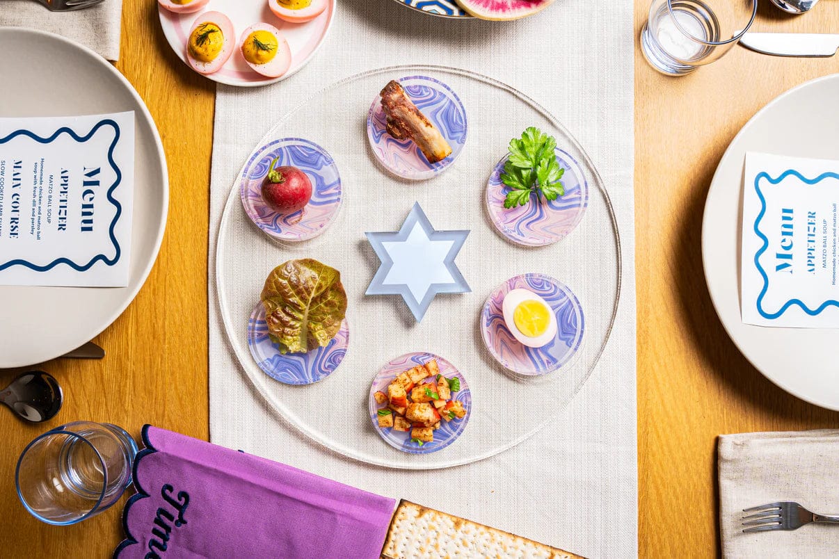 Lavender Swirl Seder Plate、mySite、topwebapps