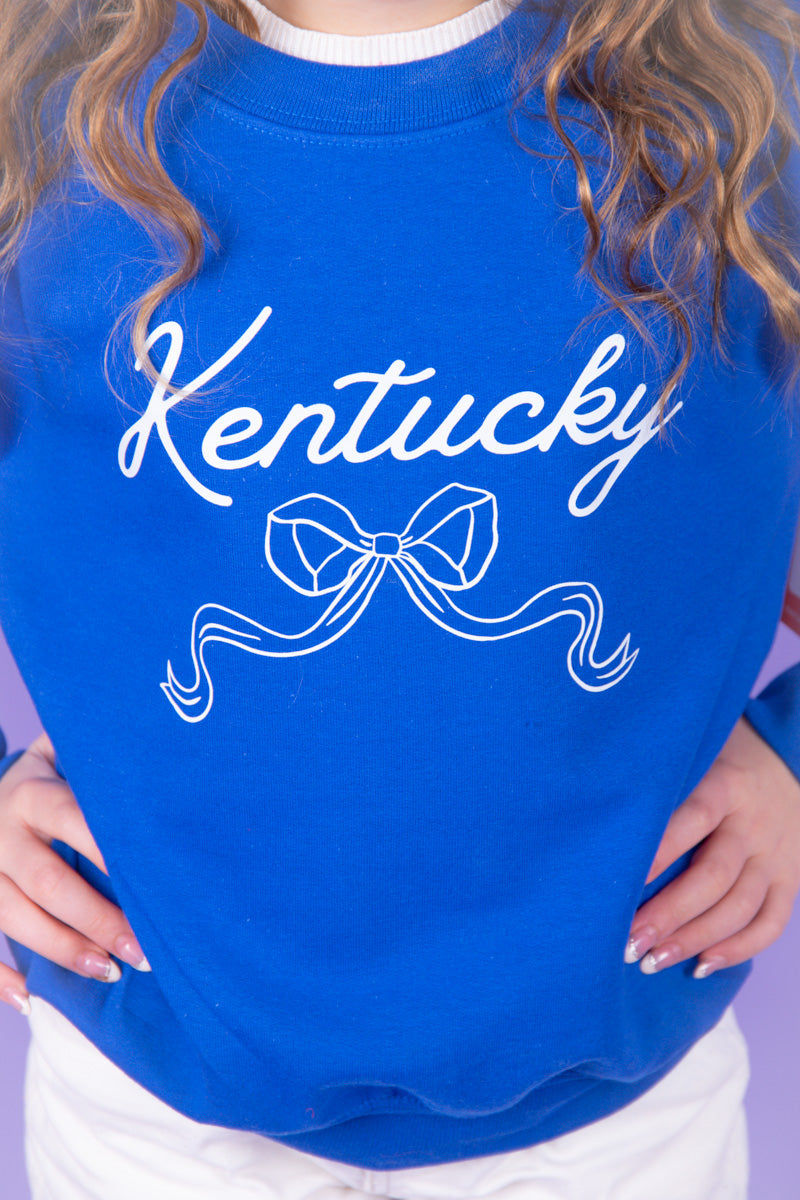 Kentucky Bow Sweatshirt - Girls、mySite、hinf8tx79