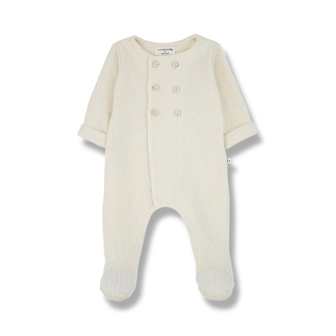  1+ in the family Abel Jumpsuit With Feet - Ecru、mySite、merchandisen
