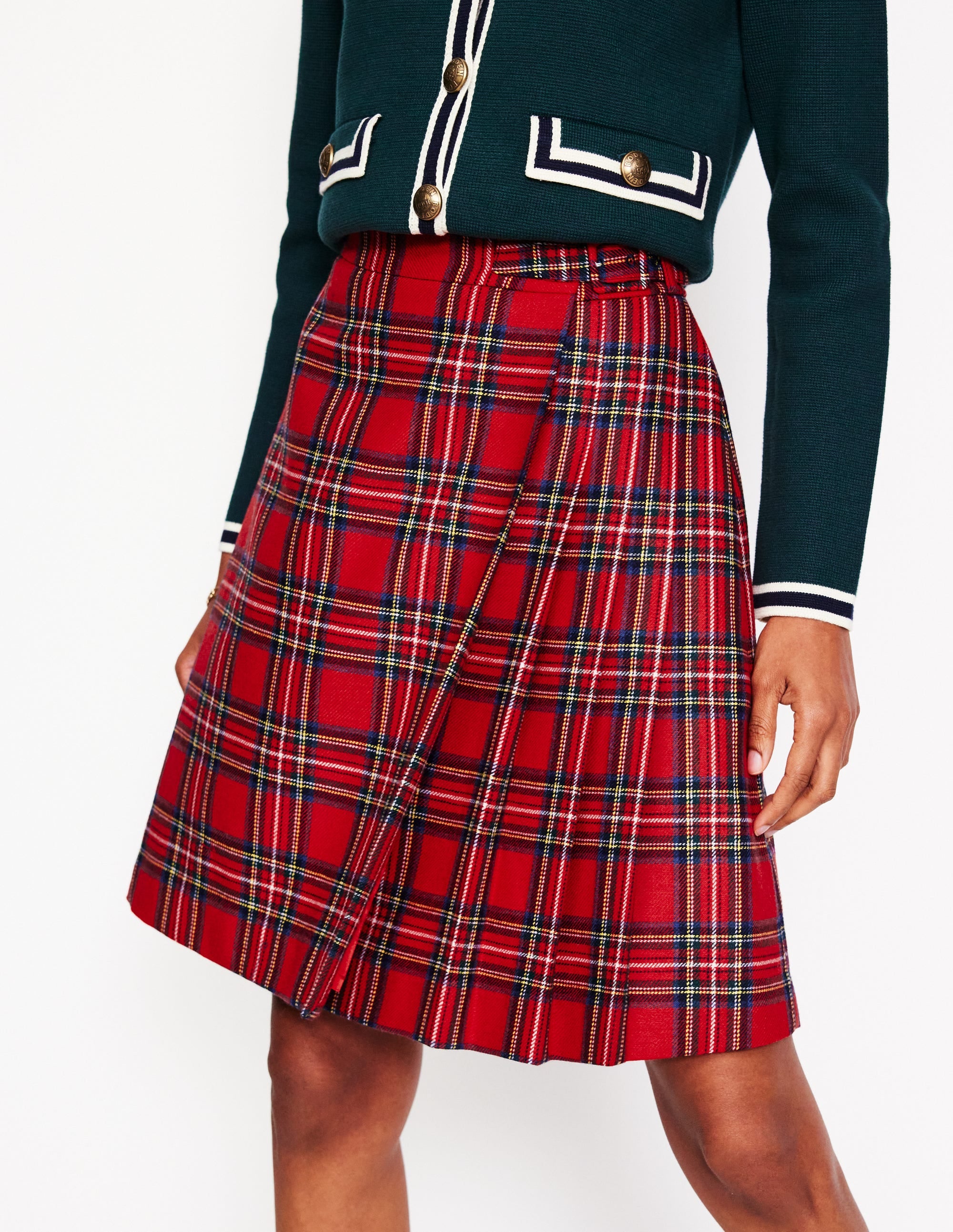  Helen Buckled Kilt-Red and Blue Check、mySite、ashleygrahame