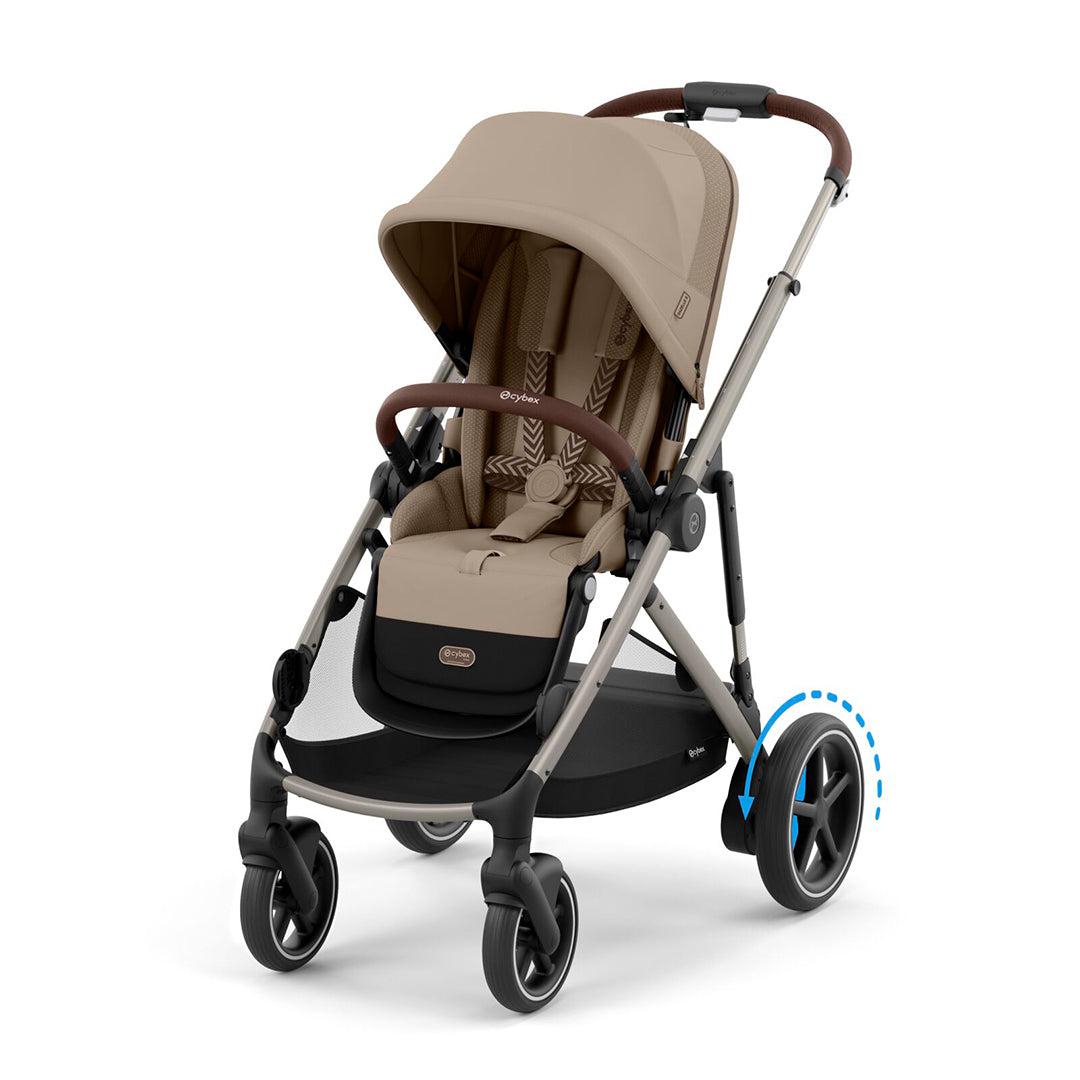  CYBEX e-Gazelle S Pushchair - Almond Beige、mySite、merchandisen