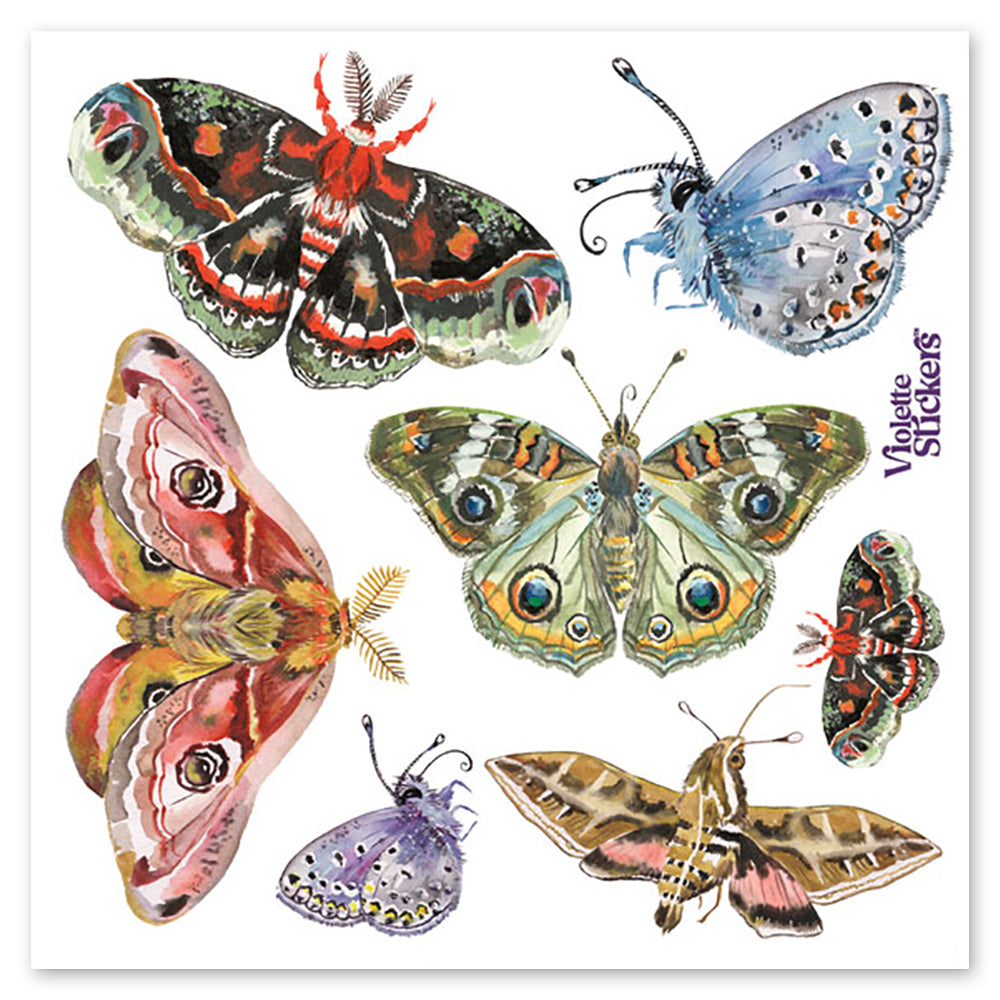  Night Moths Stickers、mySite、ghnorth