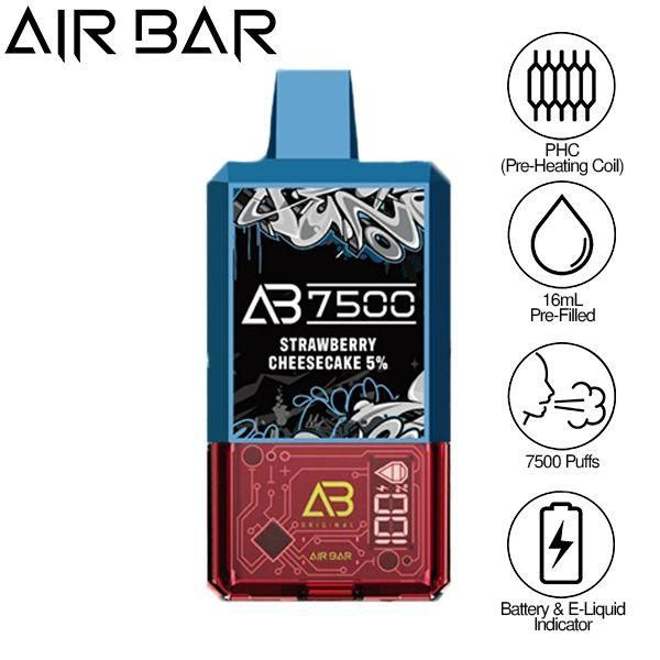 Air Bar AB7500 Puffs 16mL Disposable Vape 10 Pack、mySite、zt4zffjzw