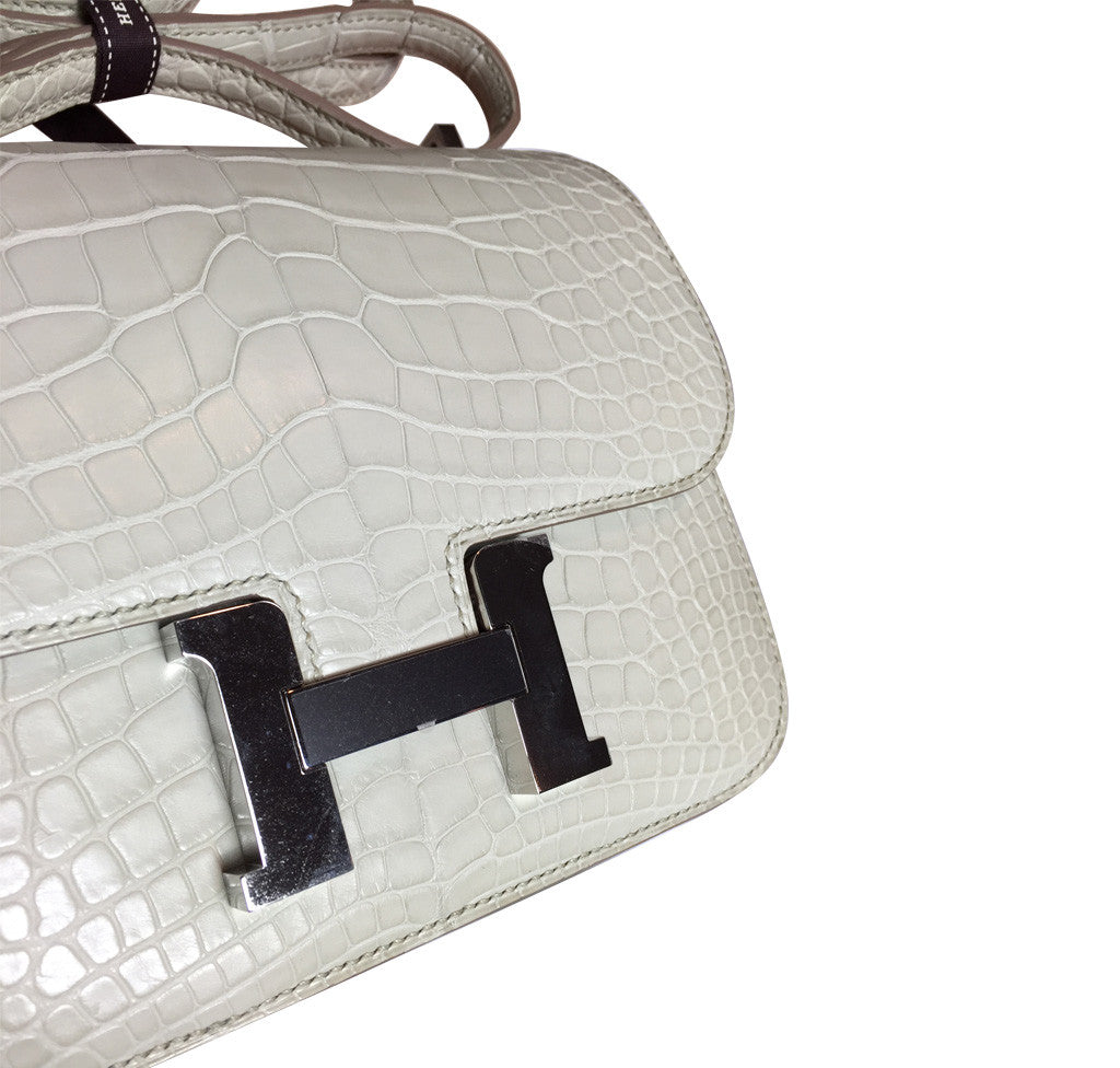 Hermes Constance 18 Bag Beton Alligator PHW、mySite、garminoutage.com