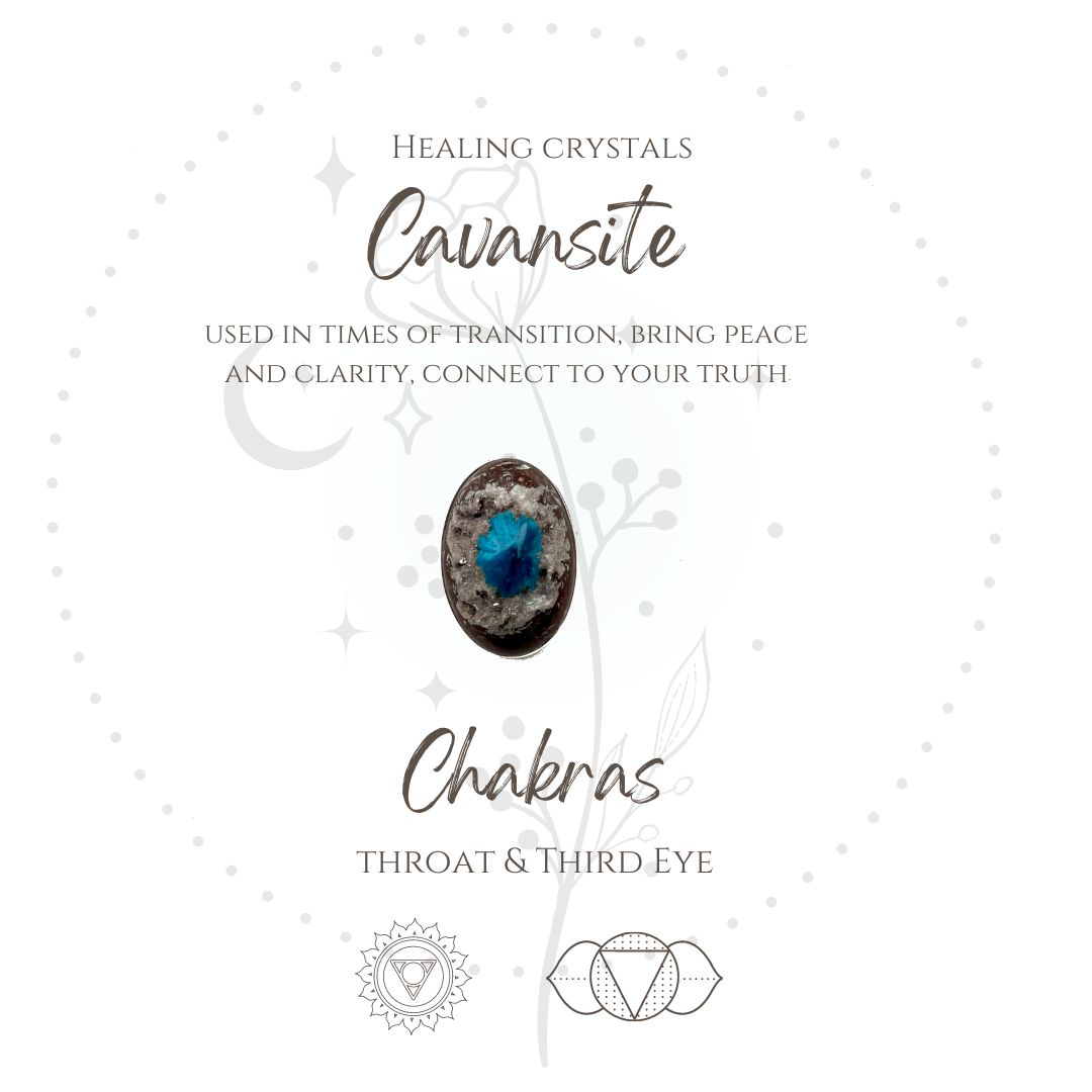 Cavansite Pendant (Sterling Silver)、mySite、topwebapps