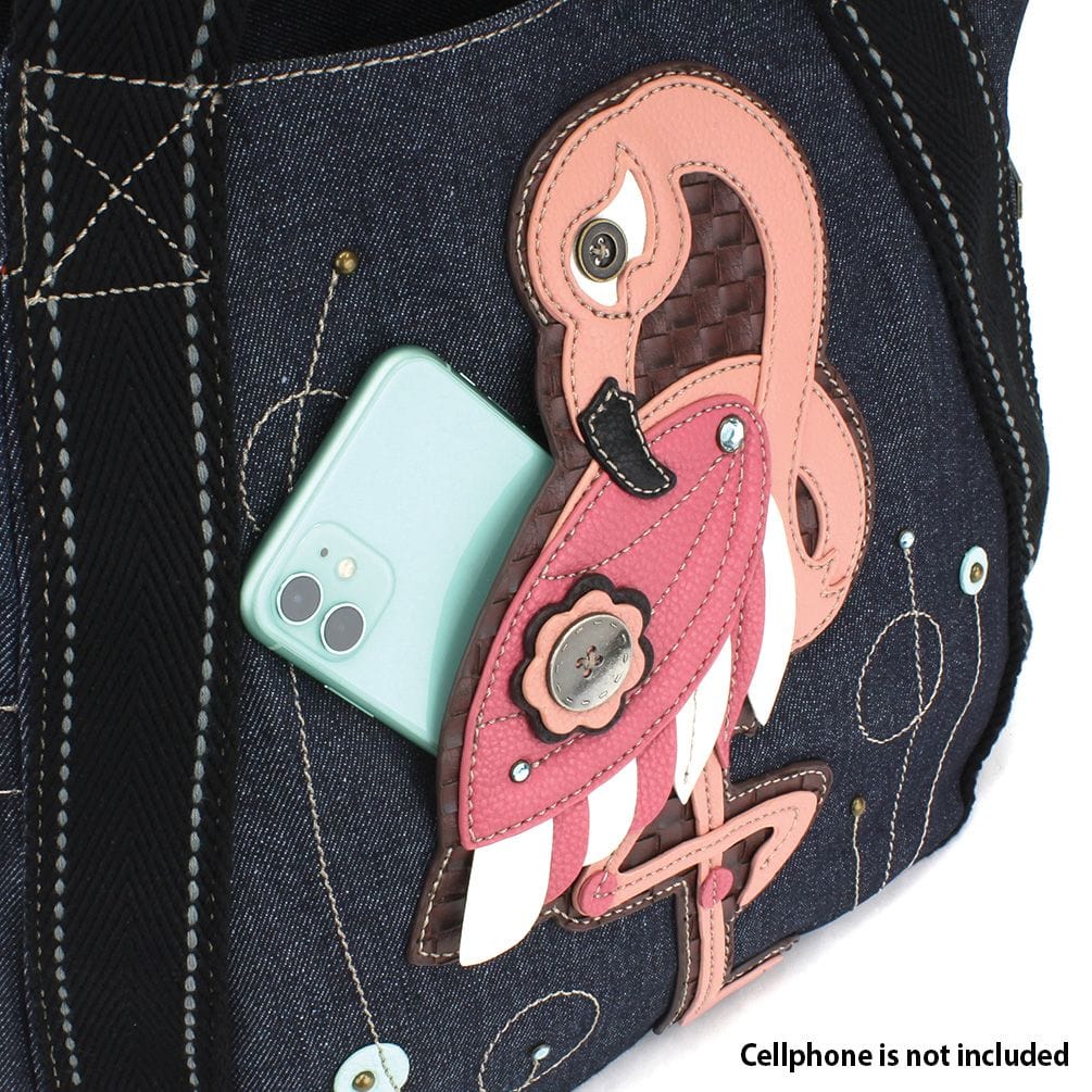 FLAMINGOS- KEYCHAIN/COIN PURSE/Xbody/Tote by Chala、mySite、g9winljtr
