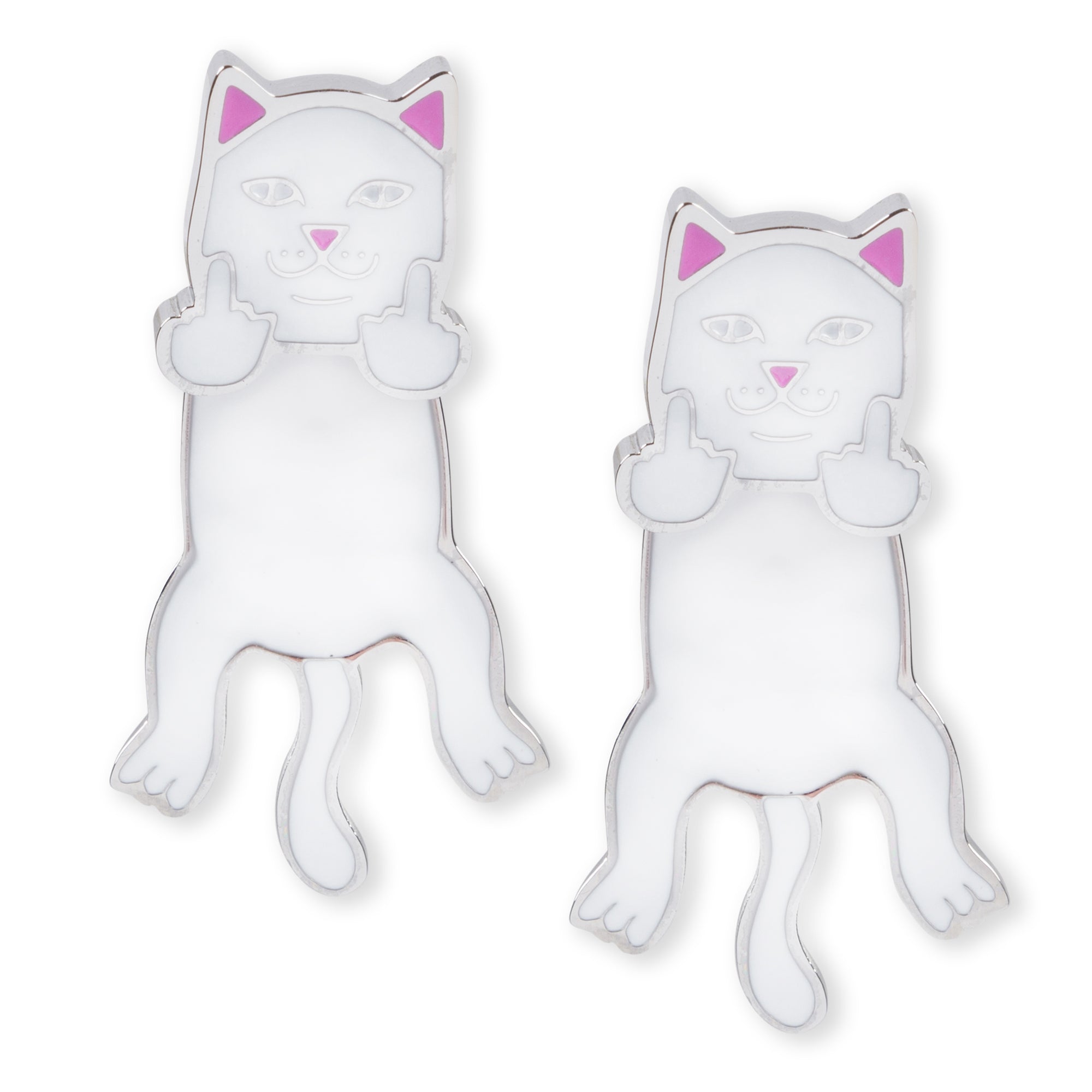  Naughty Nerm Earring Set (White)、mySite、merchandisen