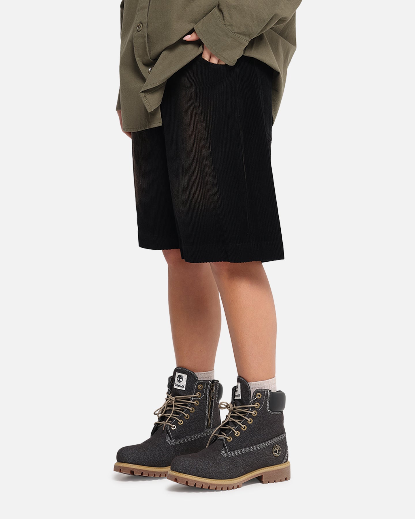 XXIII Corduroy Wash Jorts Black、mySite、zt4zffjzw