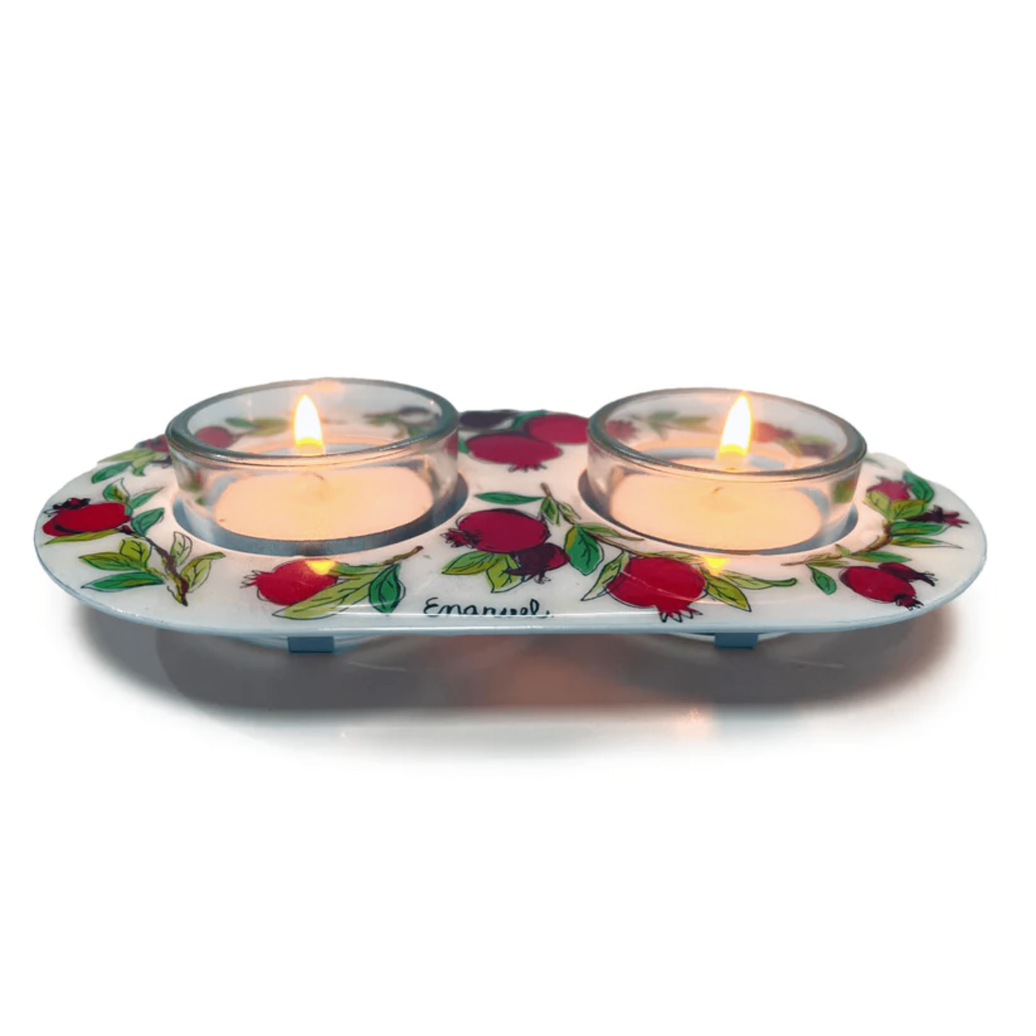 Pomegranate Tea Light Candle Holder by Yair Emanuel、mySite、topwebapps
