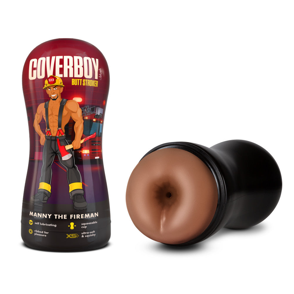 Coverboy™ By Blush® | Manny The Fireman Self Lubricating Realistic Tan Butt Stroker、mySite、bottomscart
