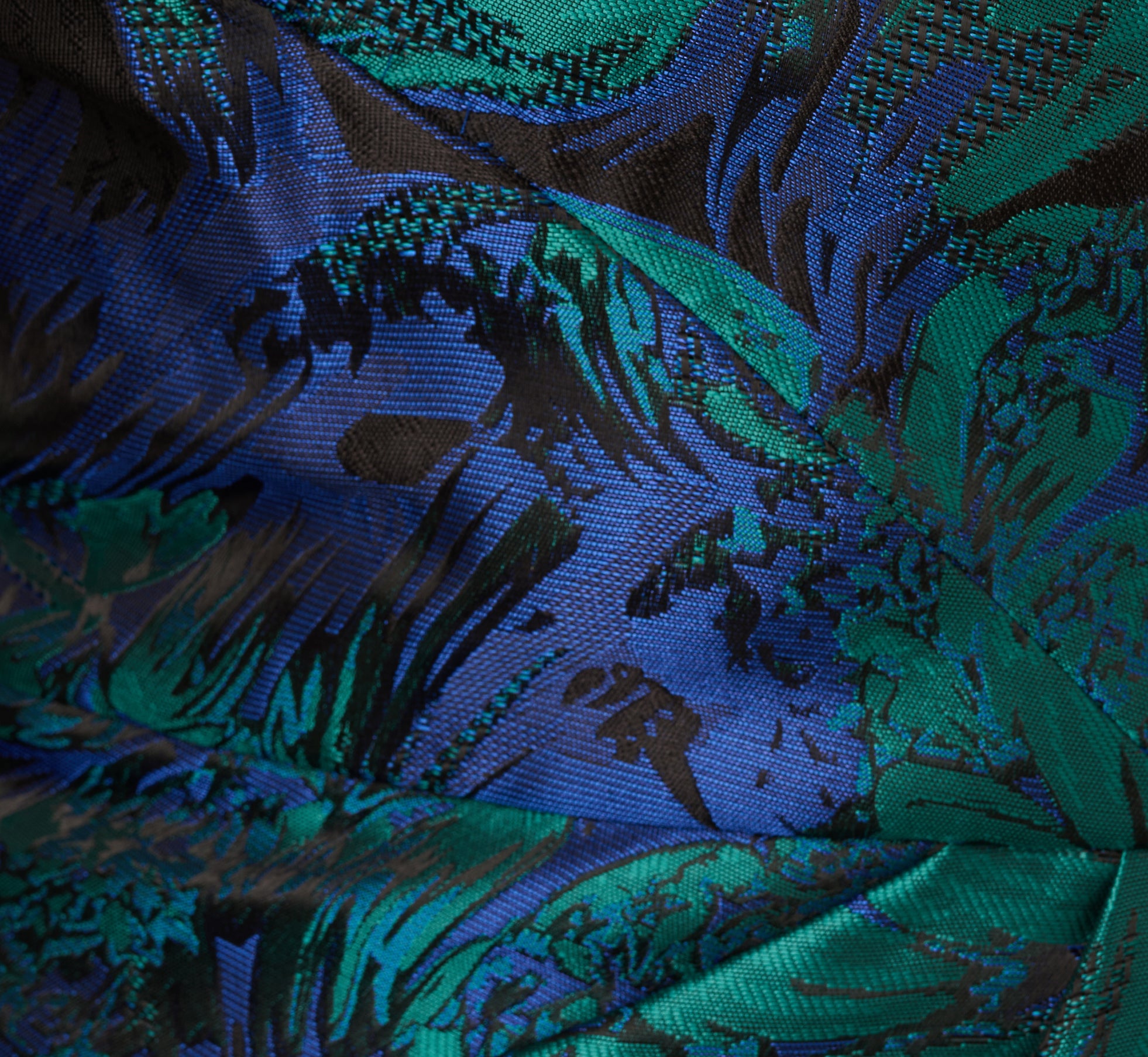 Plus Size One Shoulder Jacquard Mermaid Gown With Drape Detail In Cobalt Teal、mySite、solidvoid