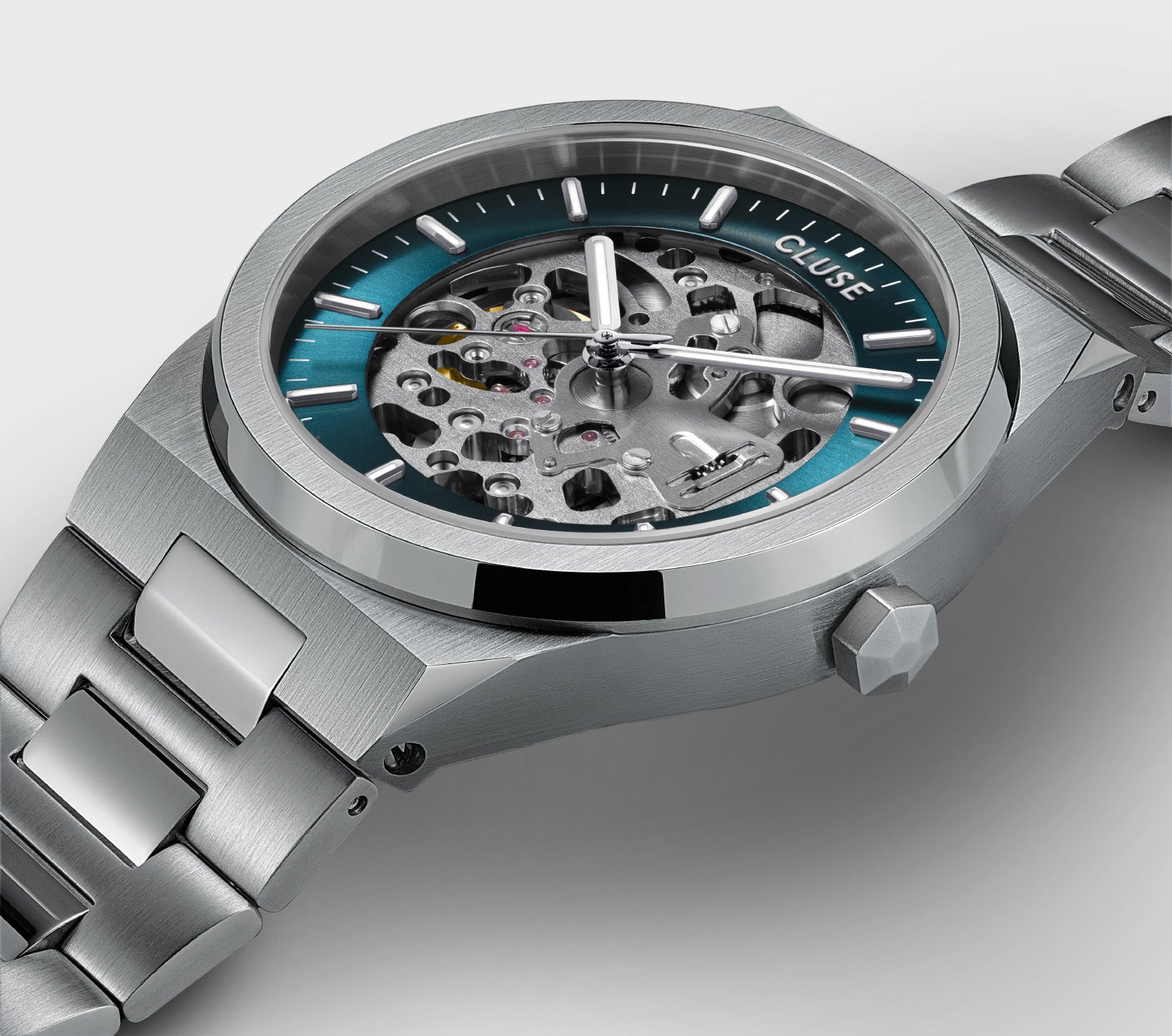 Vigoureux Automatic Watch Steel , Blue, Silver Colour、mySite、botmansion