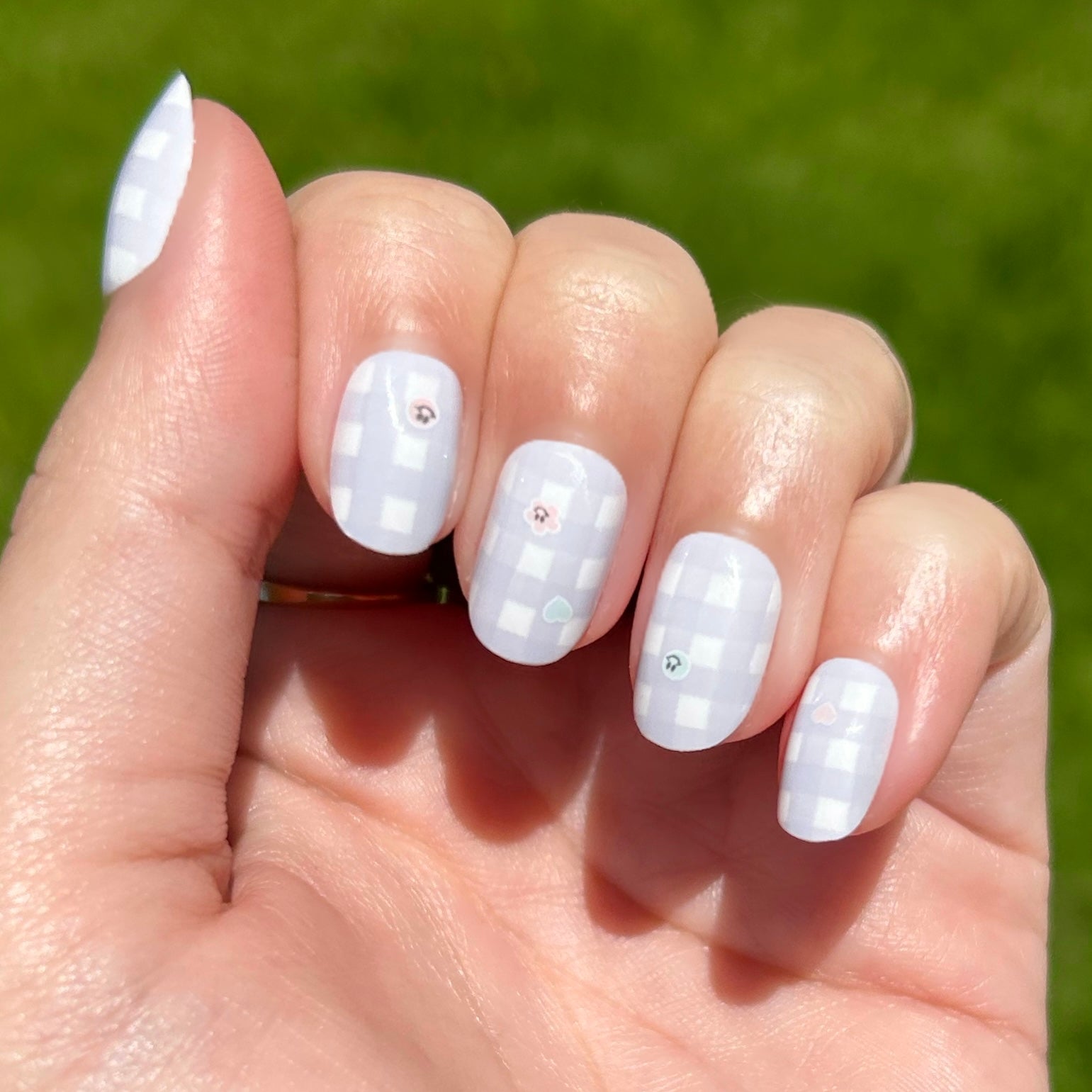 Gingham Party | Round | Extra Short、mySite、solidvoid