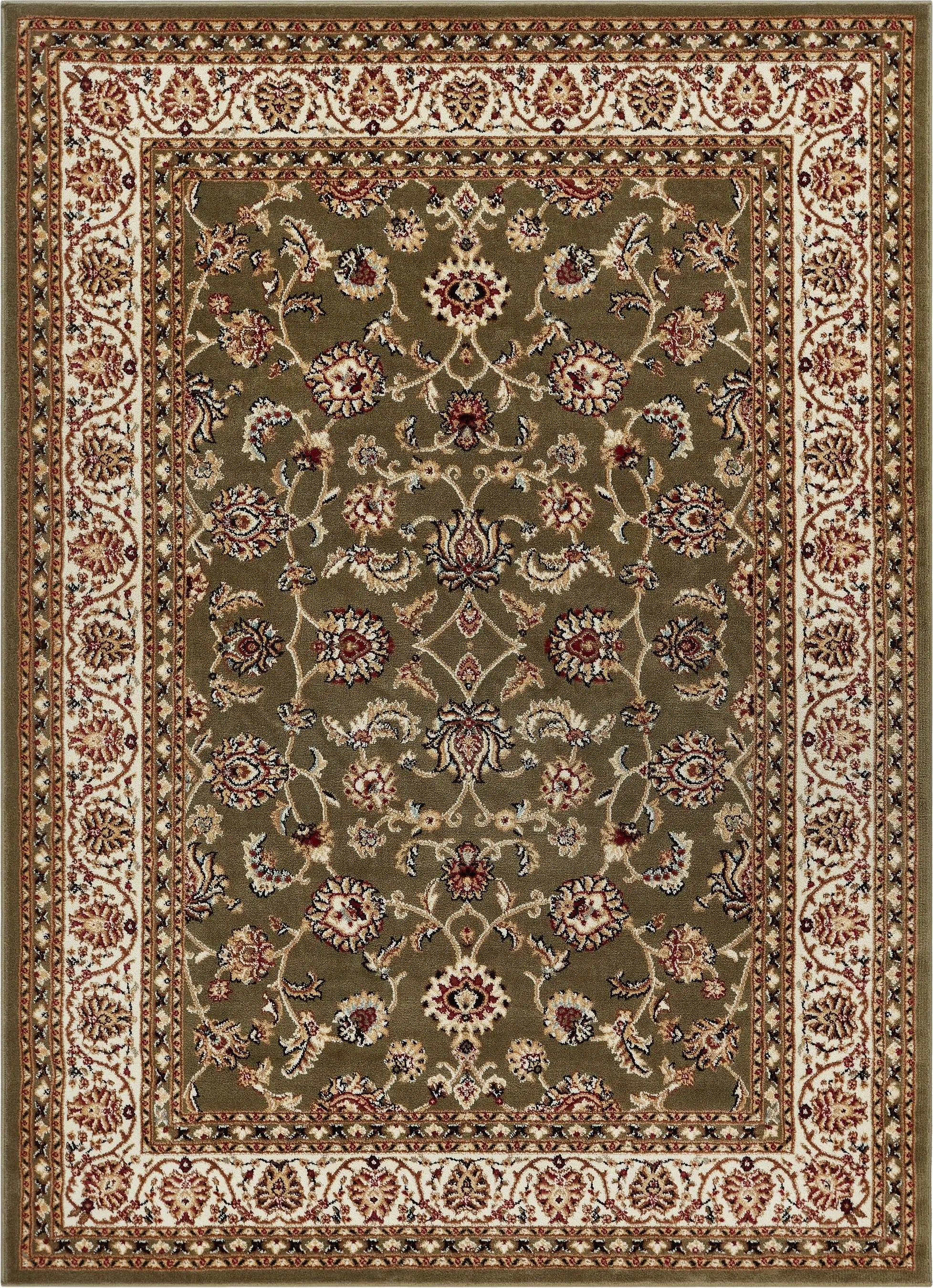 Sarouk Green Traditional Rug、mySite、gigharbornorthrealestate