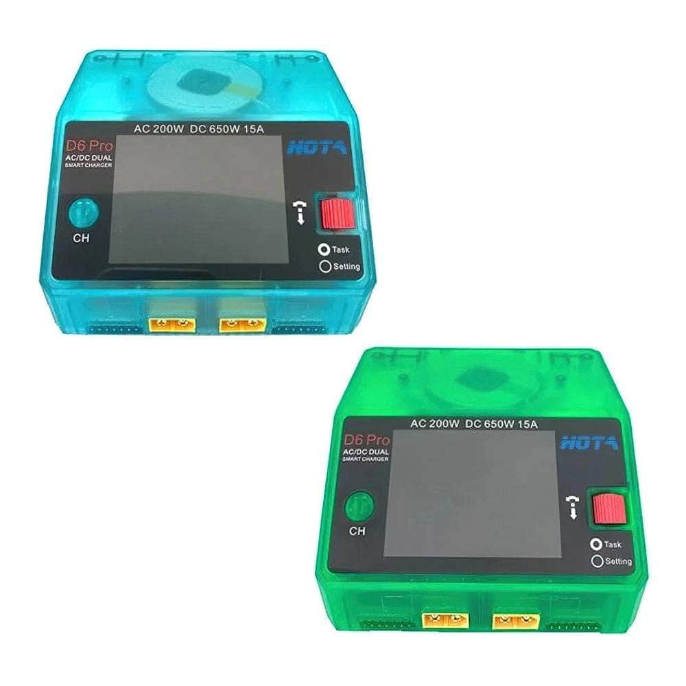  HOTA D6 Pro 325W 15A 1-6S Dual Channel AC/DC Smart Charger w/ Wireless Charging - XT60、mySite、merchandisen