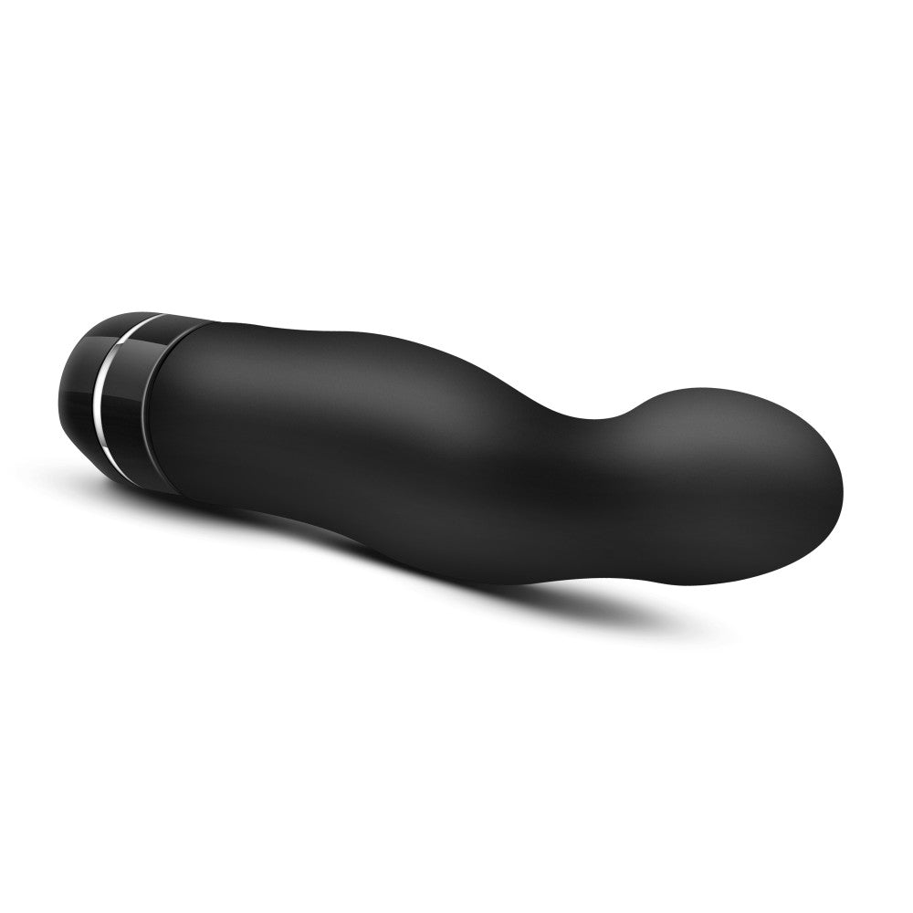 Luxe By Blush® | Gio Curved Black 8-Inch Long Vibrating Dildo、mySite、bottomscart