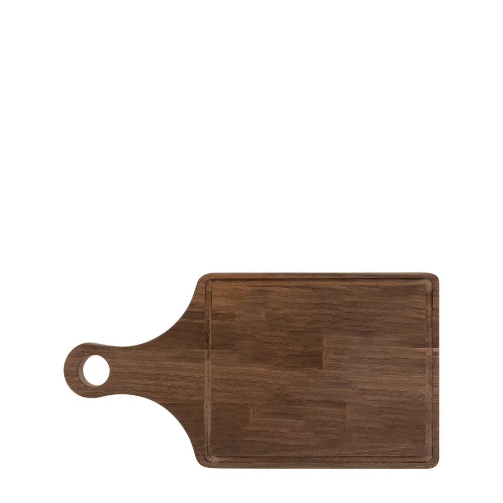 13 1/2 x 7 Cutting Board Paddle Shape with Drip Ring、mySite、noshort