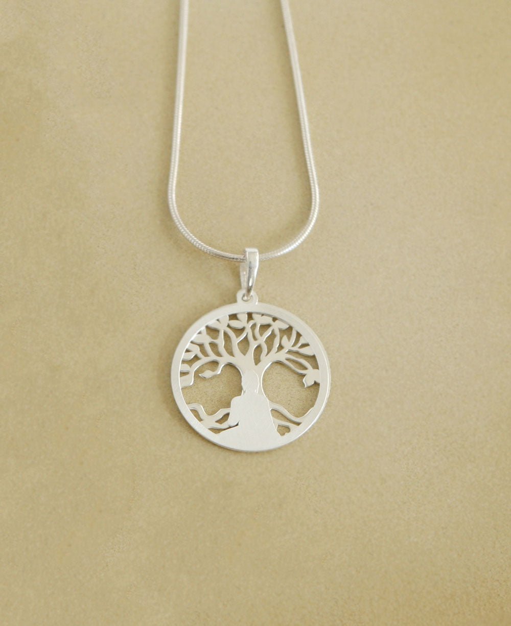 Buddha Pendant with Layered Bodhi Tree in Sterling Silver、mySite、topwebapps