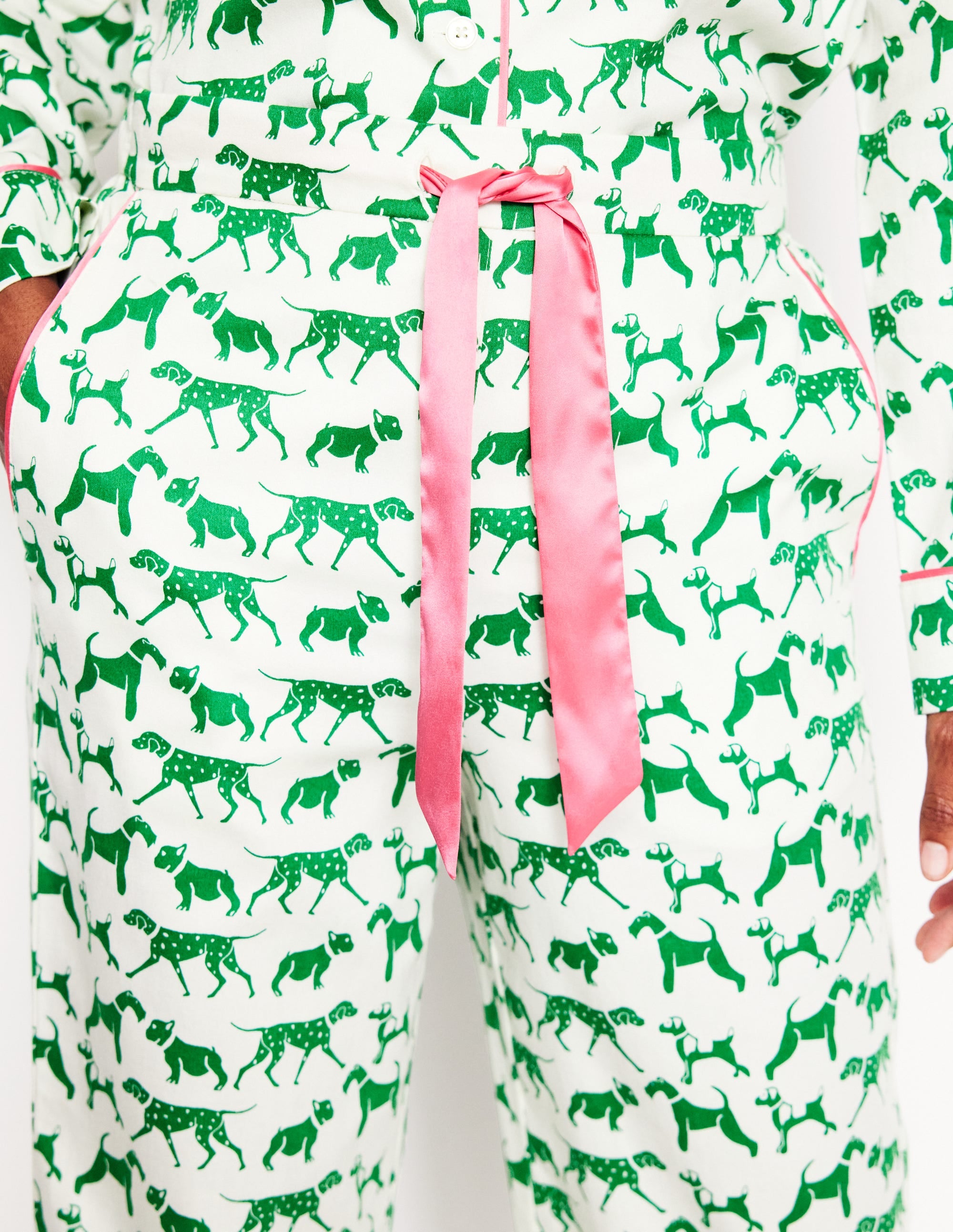  Cotton Sateen Pyjama Trousers-Ivory, Janet and Friends、mySite、ashleygrahame