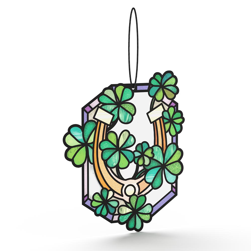 Lucky Shamrock Suncatcher Card、mySite、solidvoid