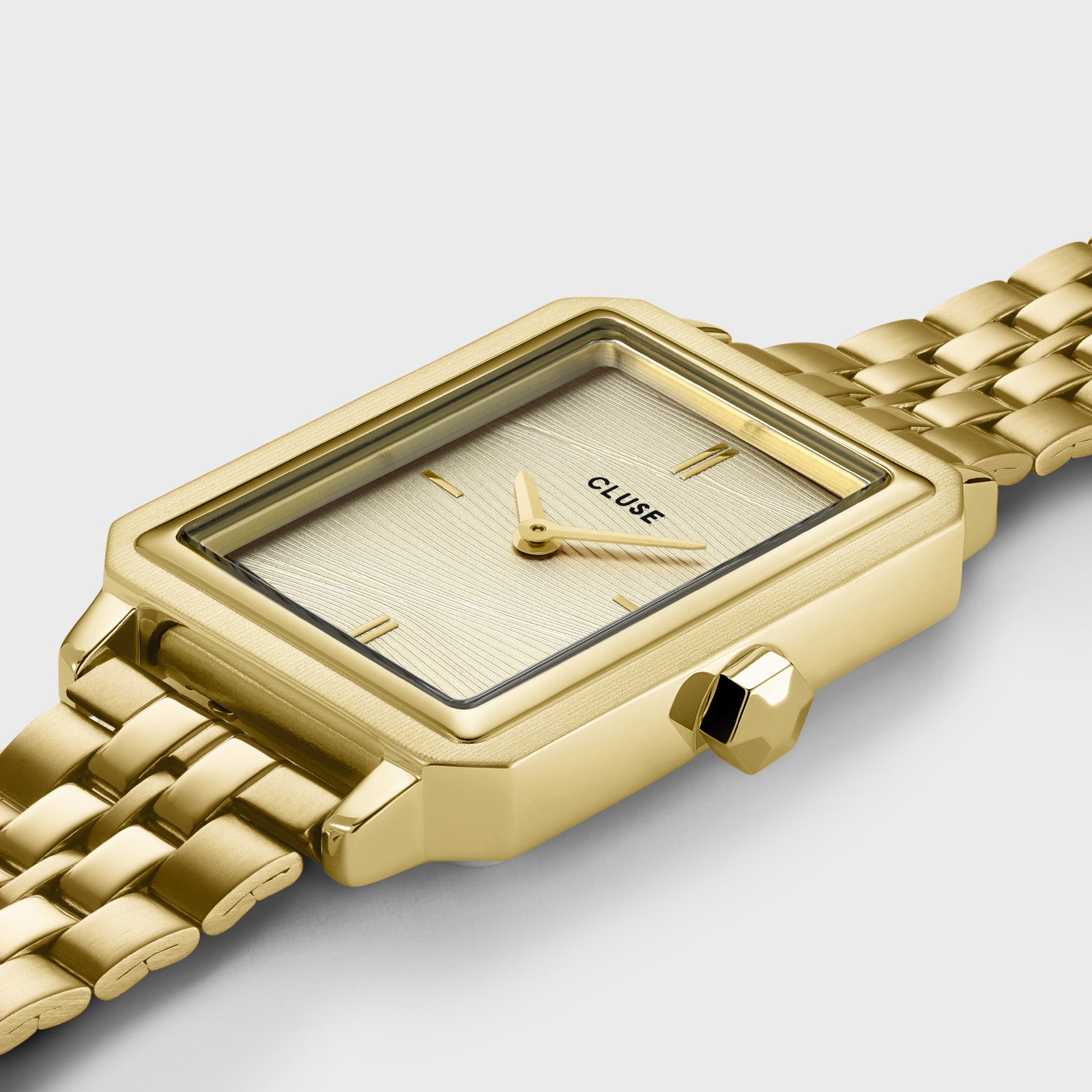 Fluette Watch Steel, Sand Texture Full Gold Colour、mySite、botmansion