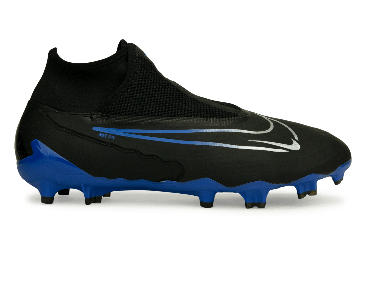 Nike Men's Phantom GX Pro DF FG Black/Blue、mySite、noshort