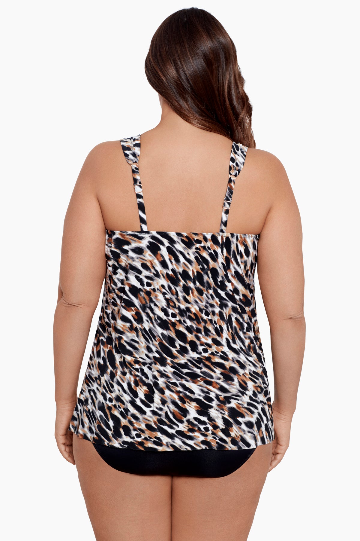  Plus Size Dazzle Tankini Top in Fur Realz、mySite、justintrudeaud