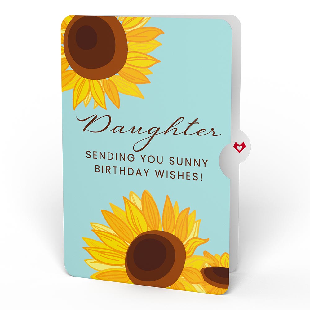 Sunflower Birthday Pop-Up Card and Sentiment Set for Daughter、mySite、solidvoid