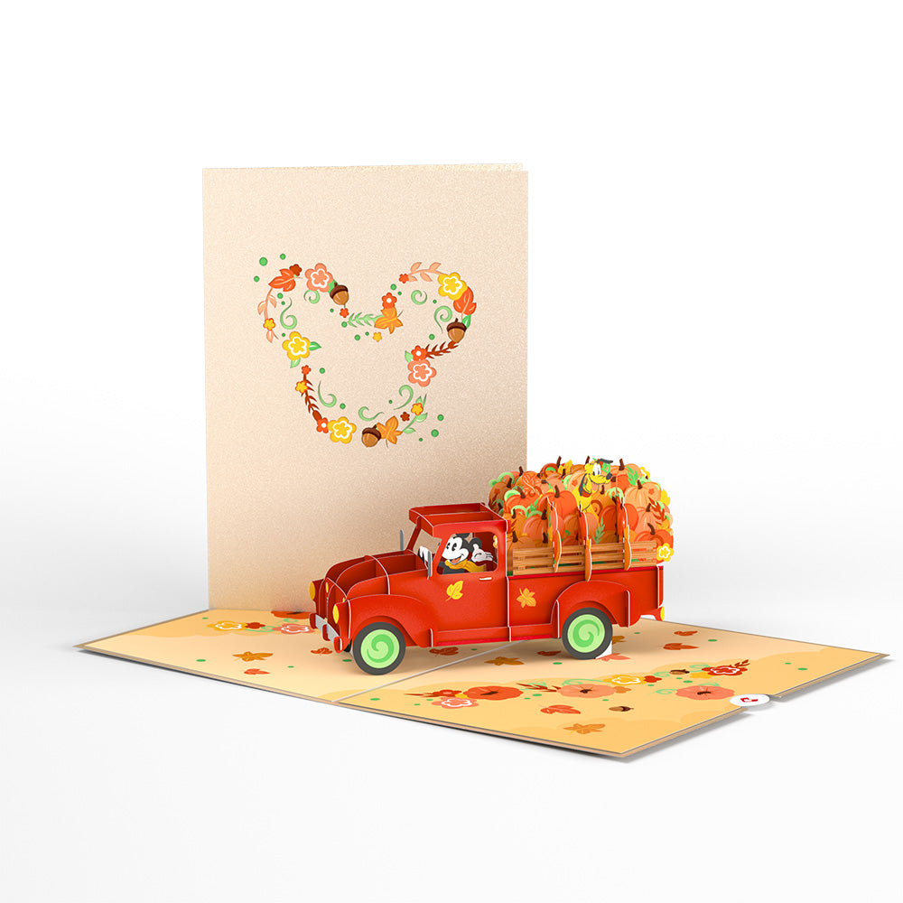 Disney's Mickey Mouse Festive Fall Greetings Pop-Up Card、mySite、solidvoid