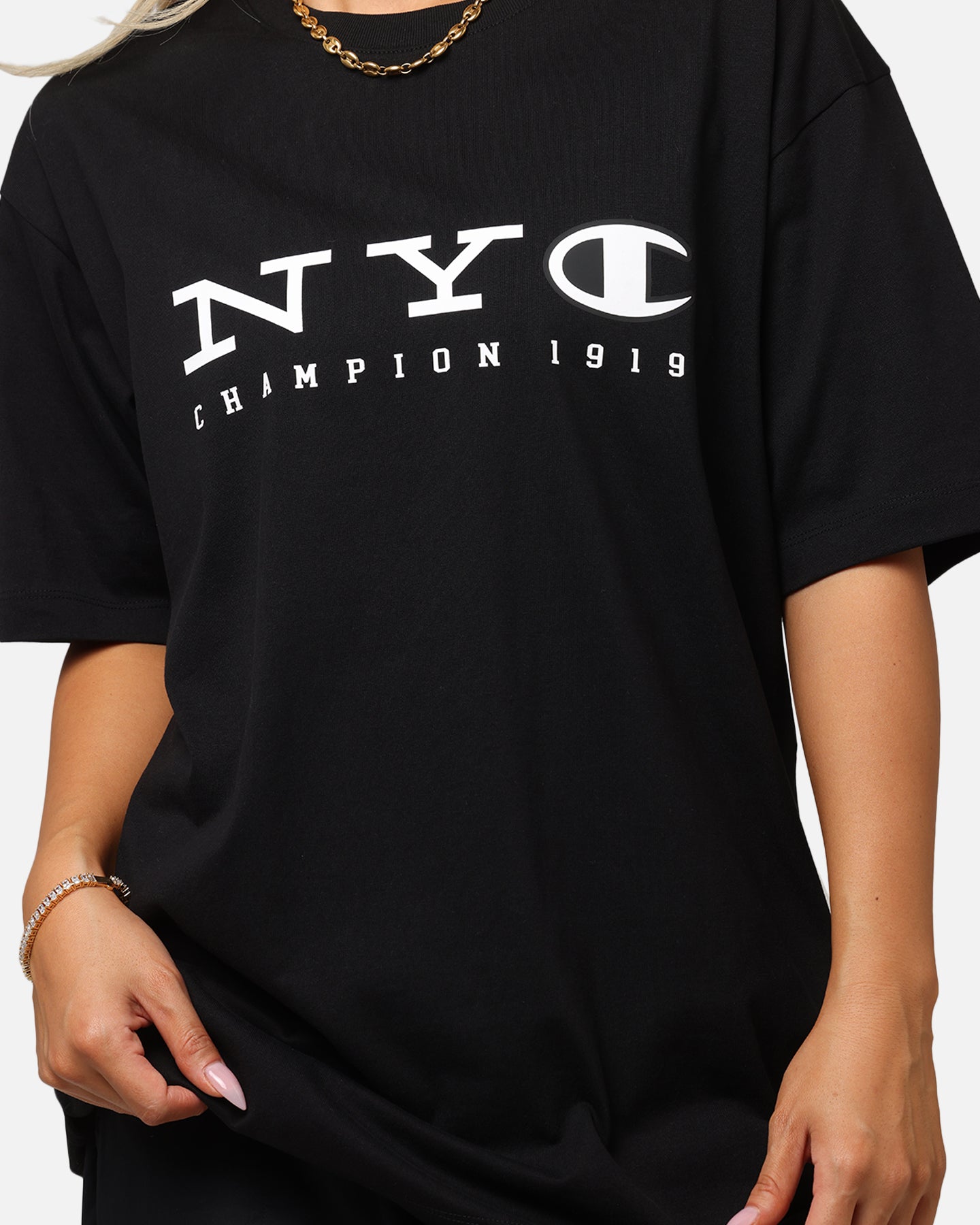 Champion Rochester Graphic T-Shirt Black、mySite、zt4zffjzw