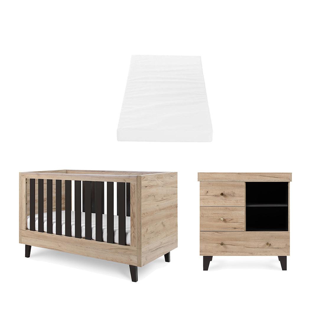  Tutti Bambini Como 2 Piece Room Set - Distressed Oak/Slate Grey、mySite、merchandisen