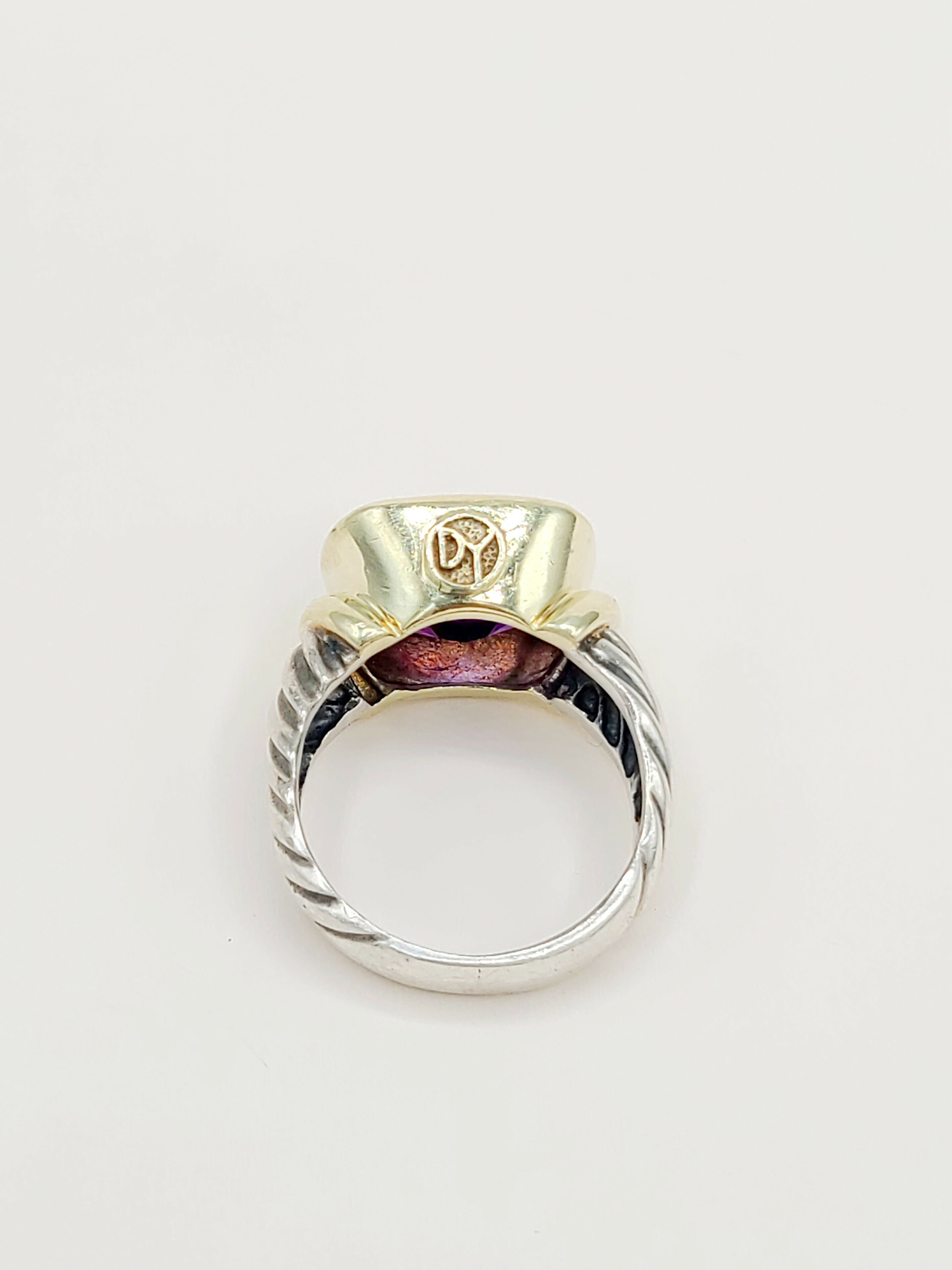 David Yurman Large Noblesse Ring Amethyst & Gold、mySite、hinf8tx79