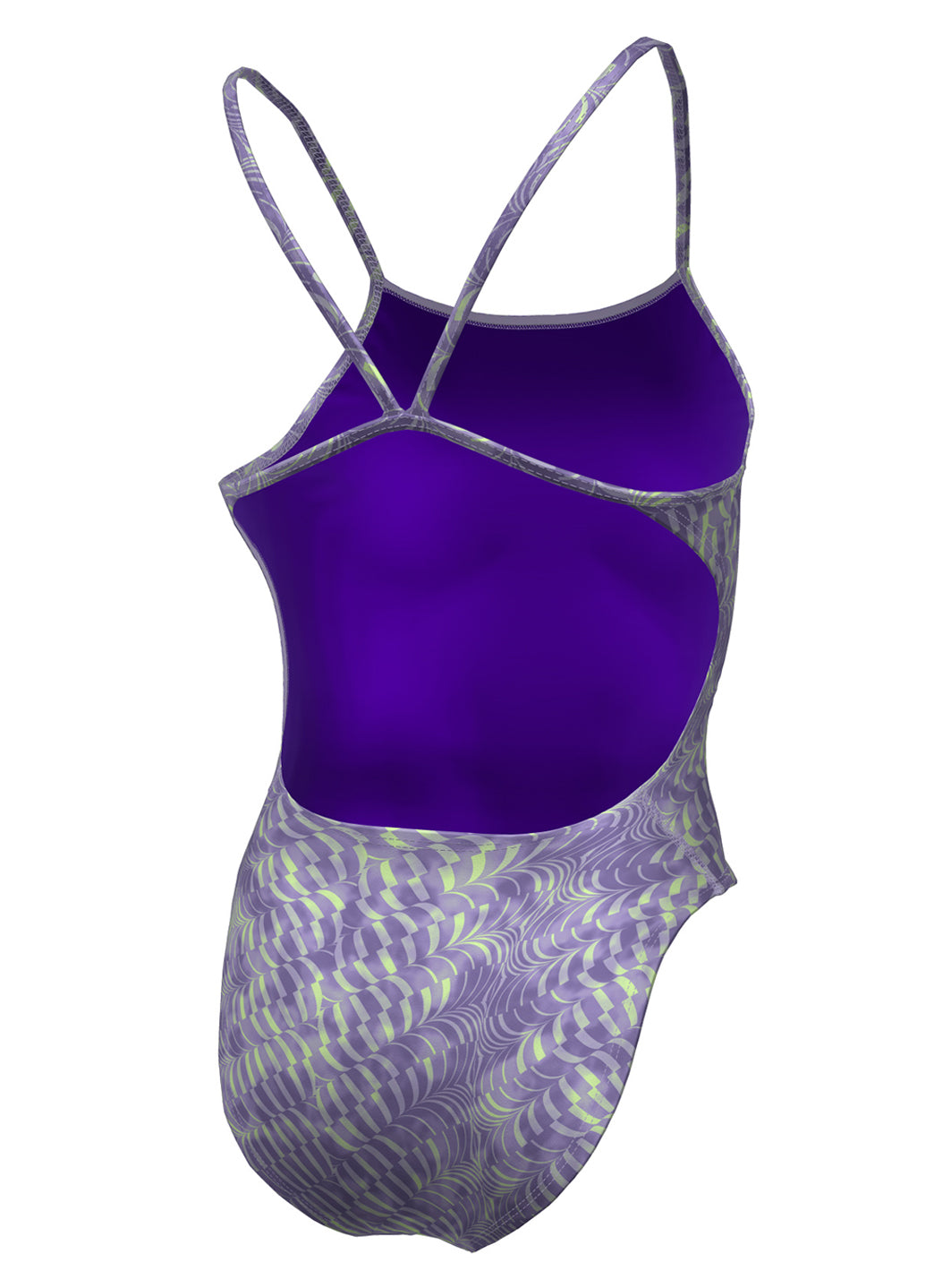 Nike Women's Hydrastrong Pool Lanes Cut Out Back One Piece Swimsuit、mySite、noshort