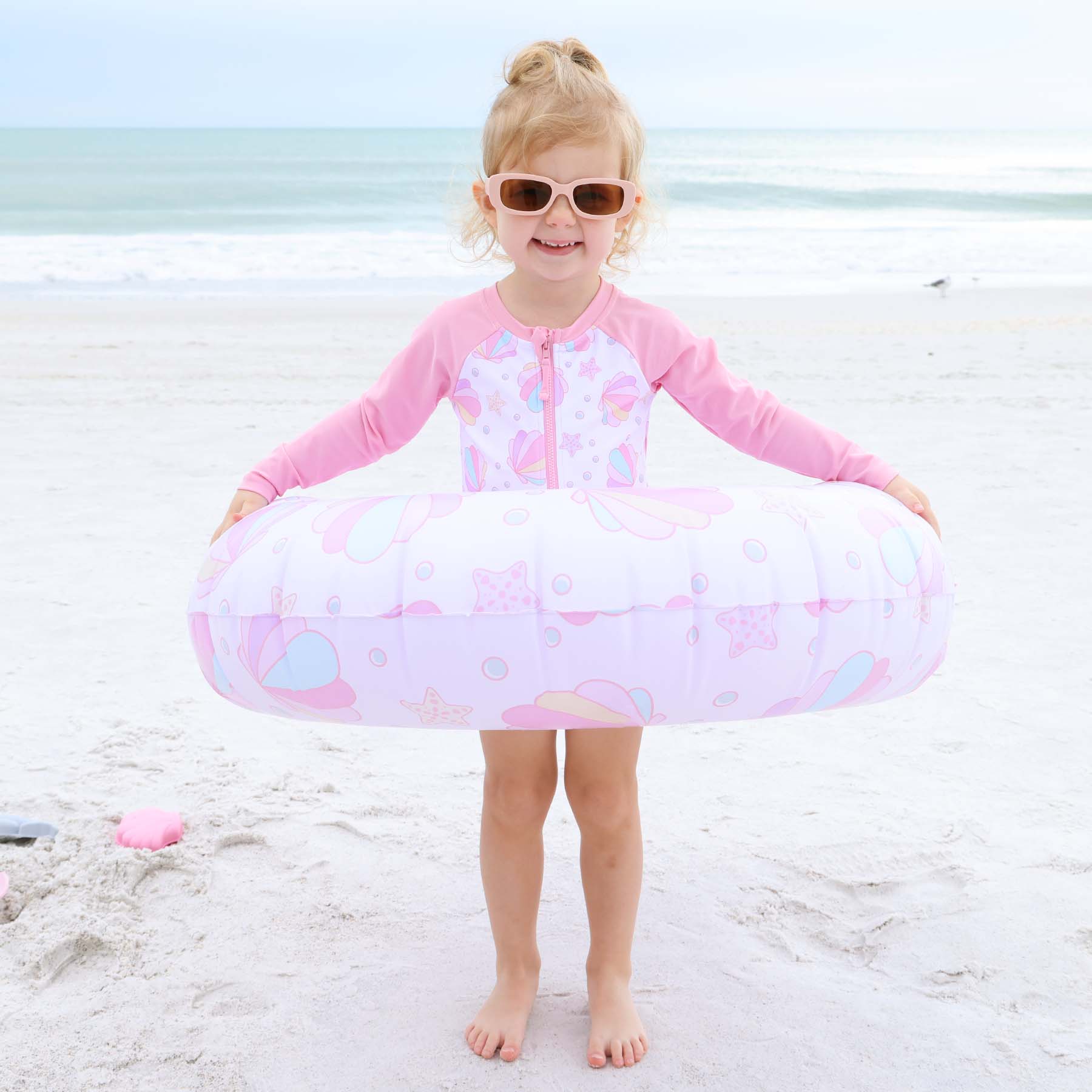  Long Sleeve Rash Guard with Front Zipper | Shell Yeah!、mySite、layawaytickets