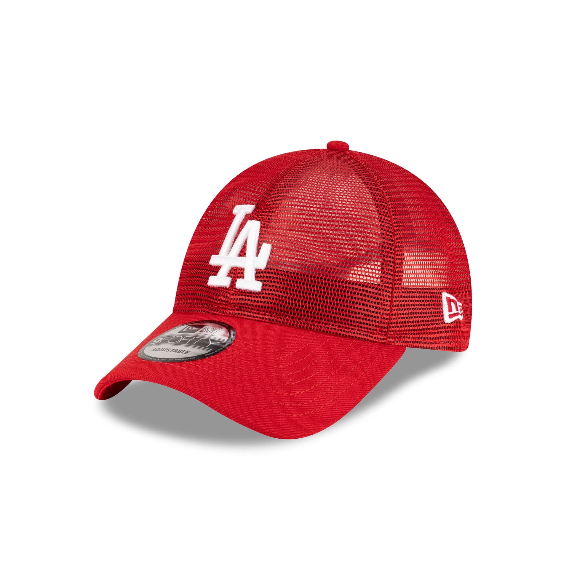 Los Angeles Dodgers Red Mesh 9FORTY Snapback Hat、mySite、vikingsvslions