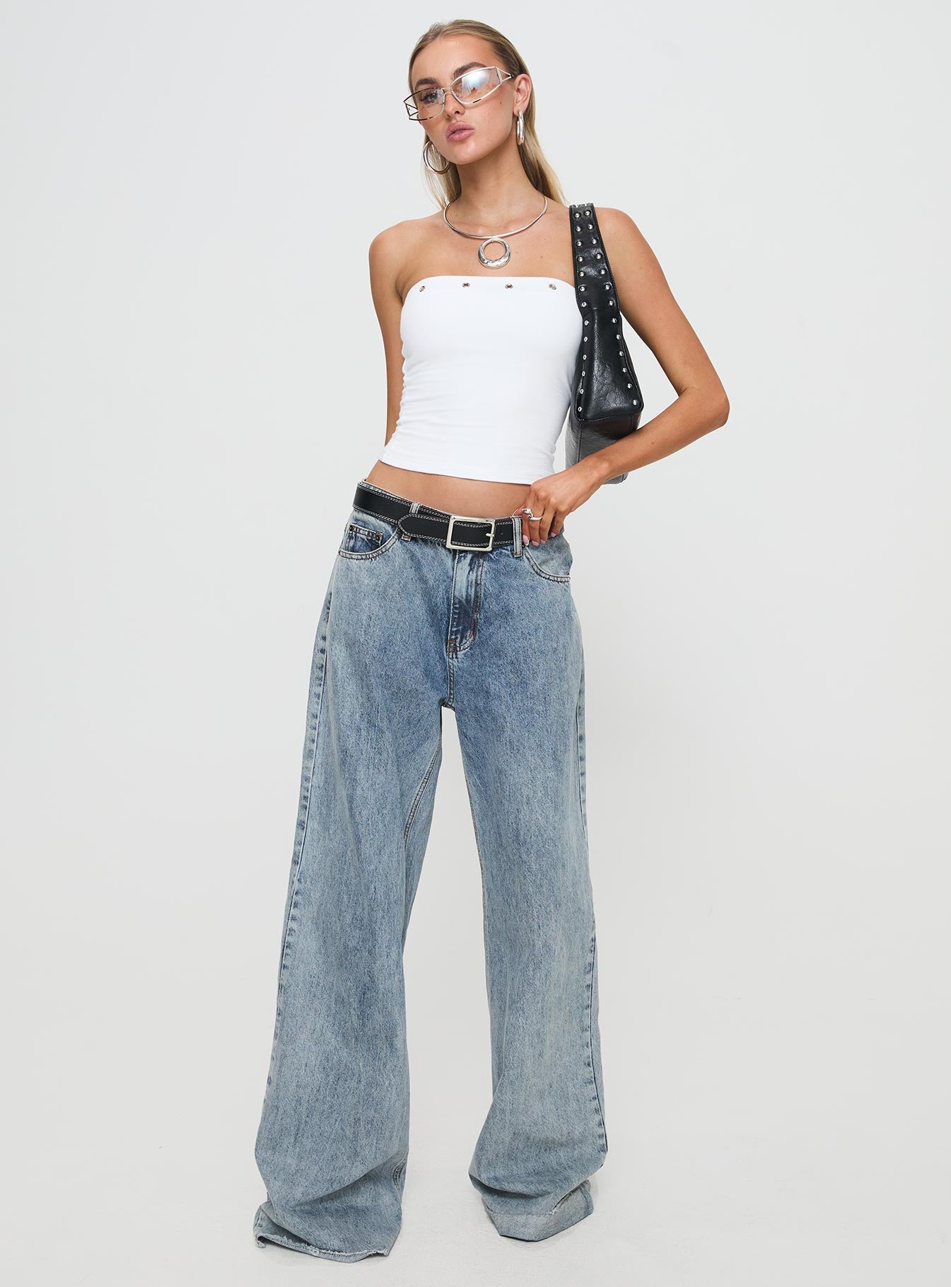 Mayuk Strapless Top White、mySite、solidvoid