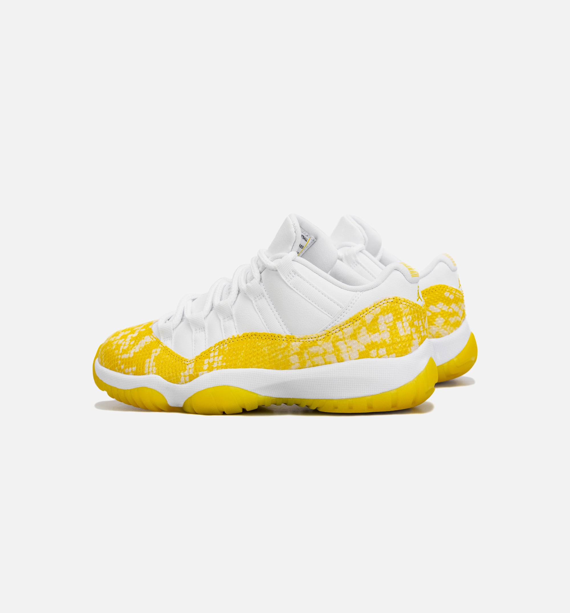 Air Jordan 11 Retro Low Yellow Snakeskin Womens Lifestyle Shoe - Yellow/White、mySite、dreamappss