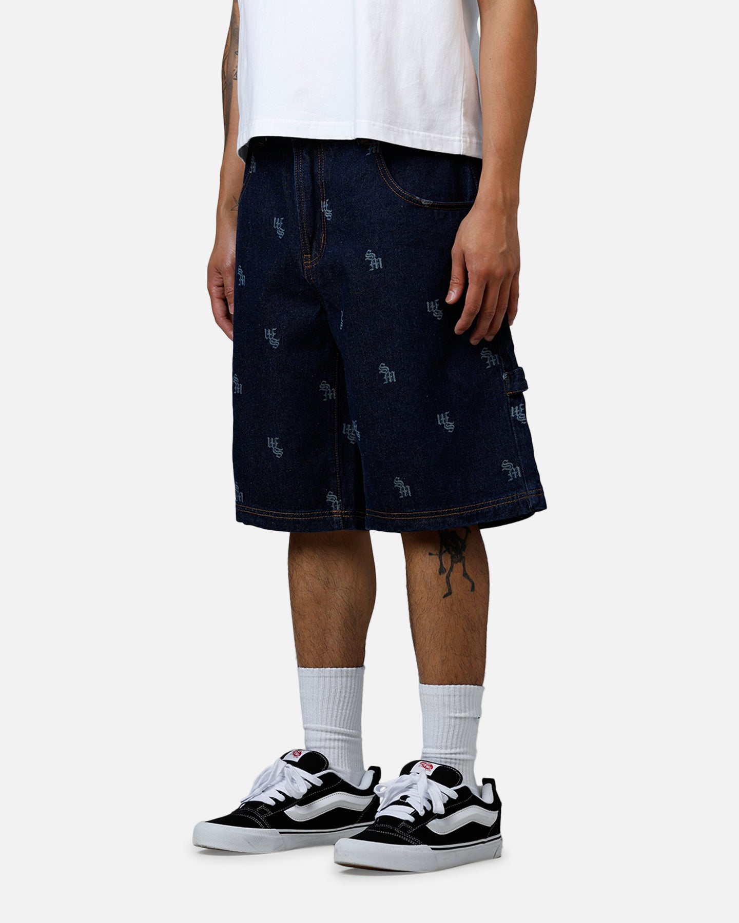 Saint Morta Amplus Denim Jorts Indigo/Tan、mySite、zt4zffjzw