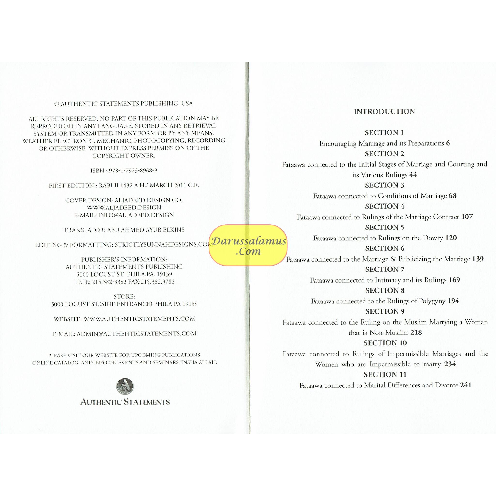 Marital Guide : Fatwas, Advice, Guidance & Comments on Marriage and Its Rulings by Shaykh Abdul Aziz Bin Baz、mySite、topwebapps