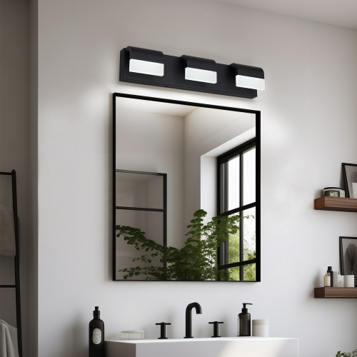 Modern Bathroom Vanity Lighting 6-Light LED Vanity Lights Over Mirror Bath Wall Lighting、、eastwooduniform