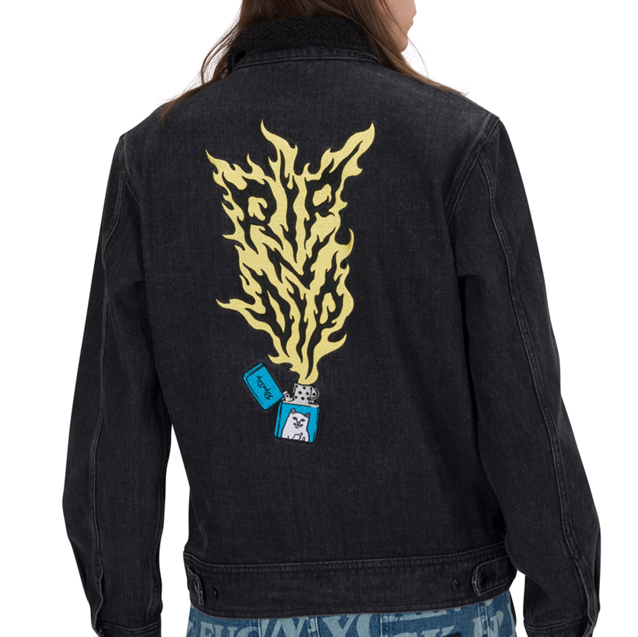  Ripnlit Denim Jacket (Black Denim Wash)、mySite、merchandisen