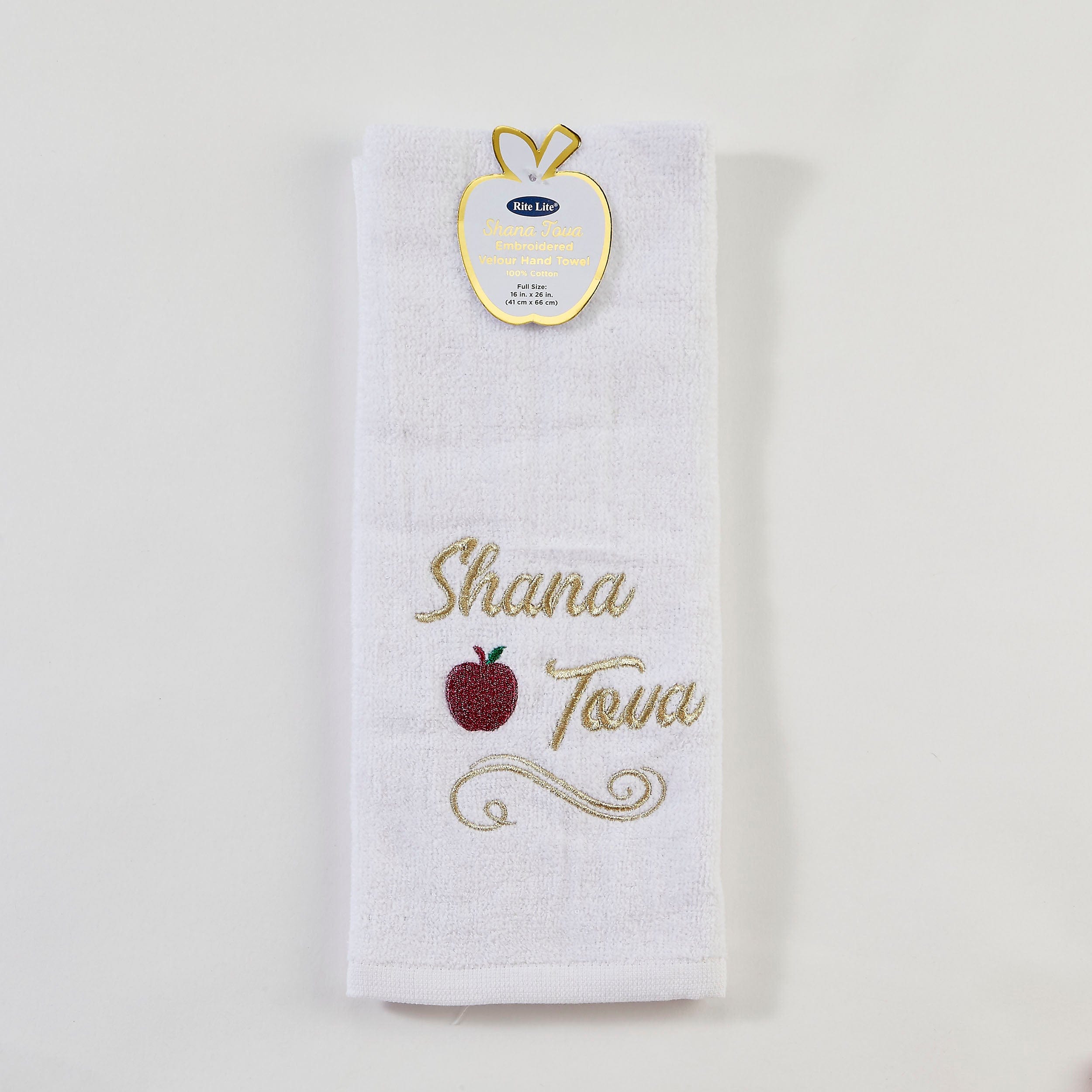 Embroidered Rosh Hashanah Tea Towel、mySite、topwebapps