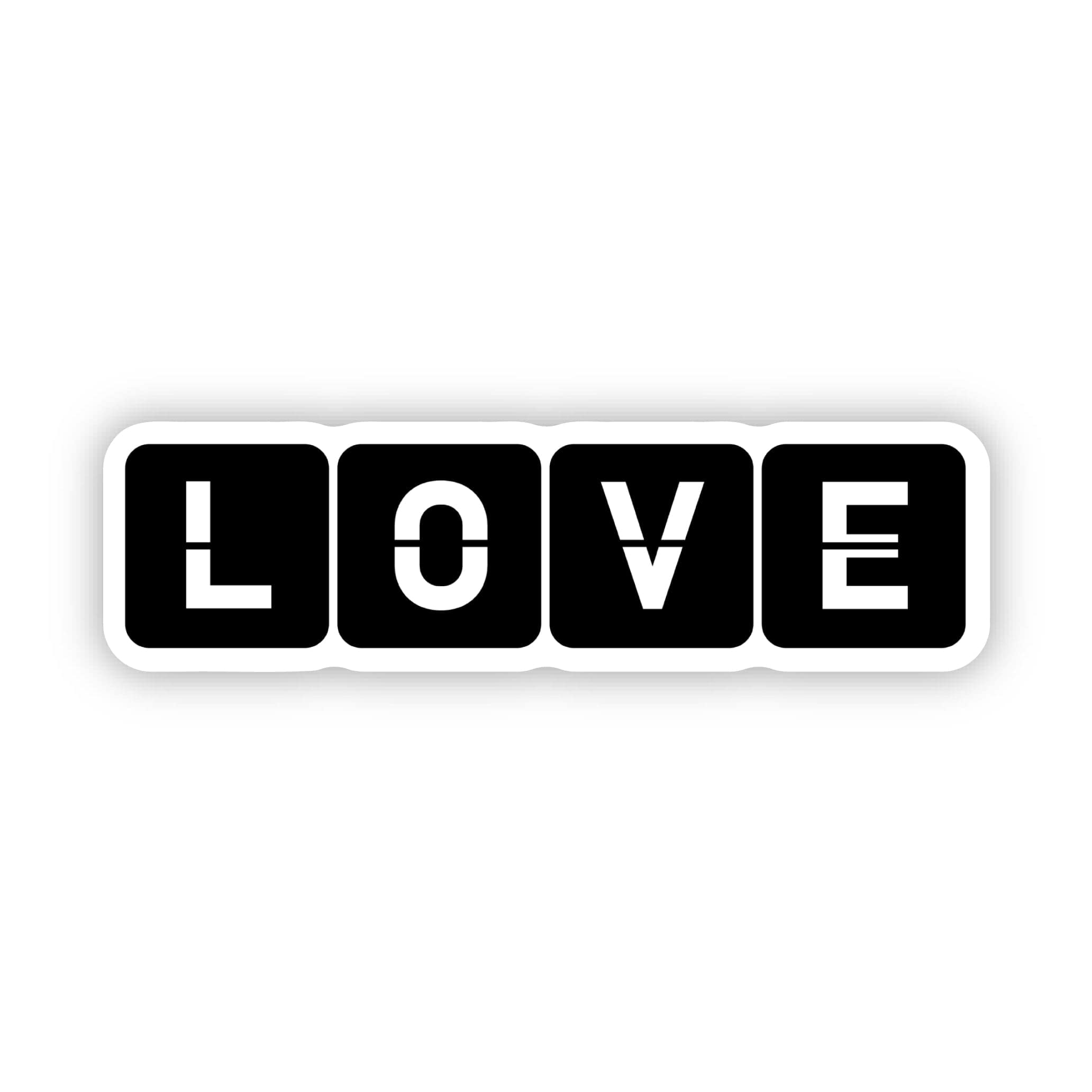  Love Retro Flip Clock Sticker、mySite、ghnorth