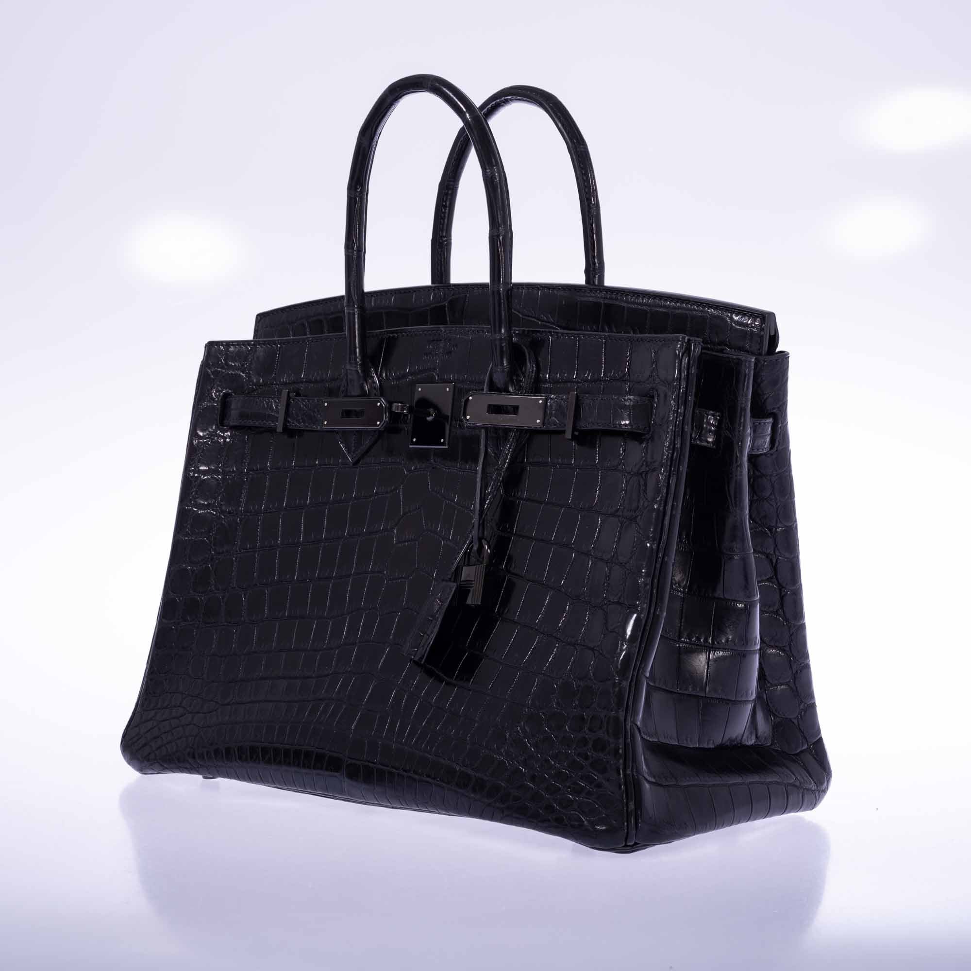 Hermès Birkin 35 SO BLACK Matte Niloticus Crocodile PVD Black Hardware、mySite、garminoutage.com