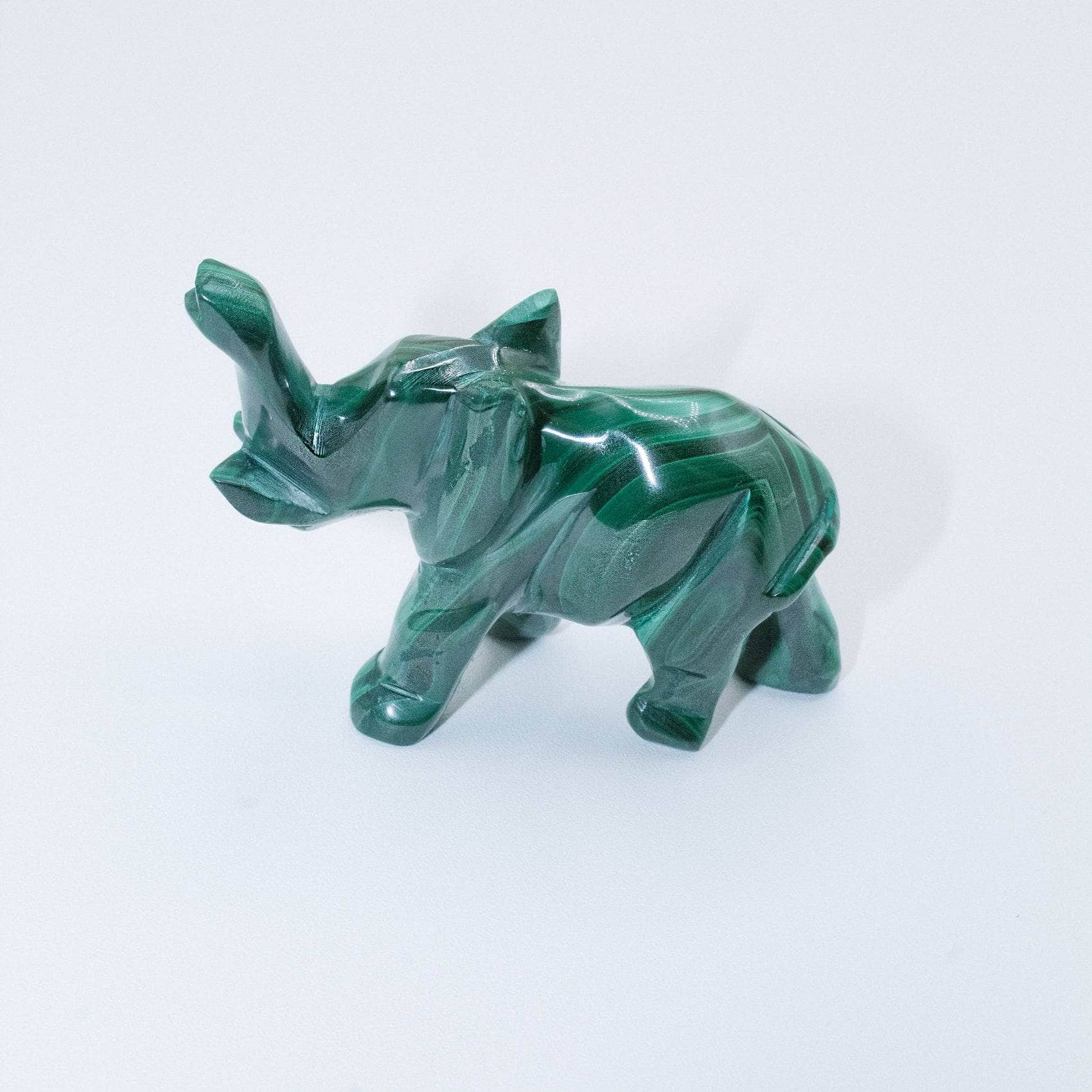 Genuine Malachite Elephants - Hand Carved - 1 of a Kind、mySite、hinf8tx79