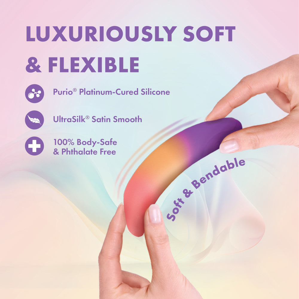 Play With Me by Blush ®| Dolphin Dreams 4.75 Inch Silicone Bullet Vibrator – USB Rechargeable Clitoral Nipple Massager – In Multicolor、mySite、bottomscart