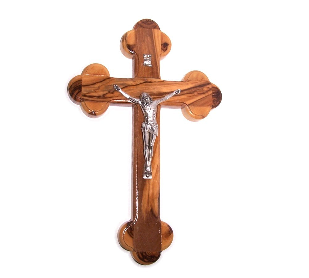  Holy Land Market Olive Wood Cross The Cross of the Fourteen Stations W/crucifix (7 h)、mySite、elrpsem3k