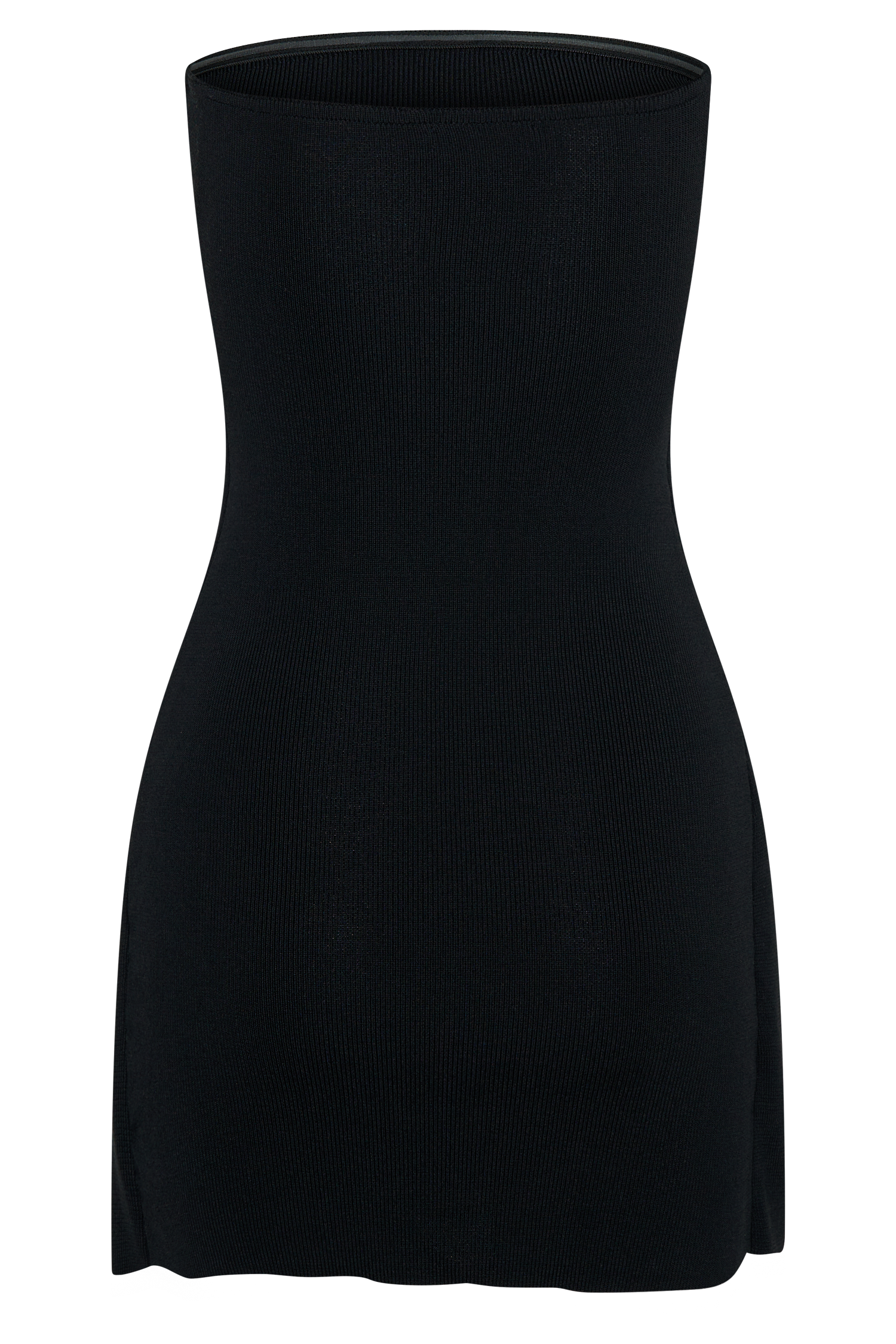 Rian Strapless Knit Mini Dress - Black、mySite、solidvoid